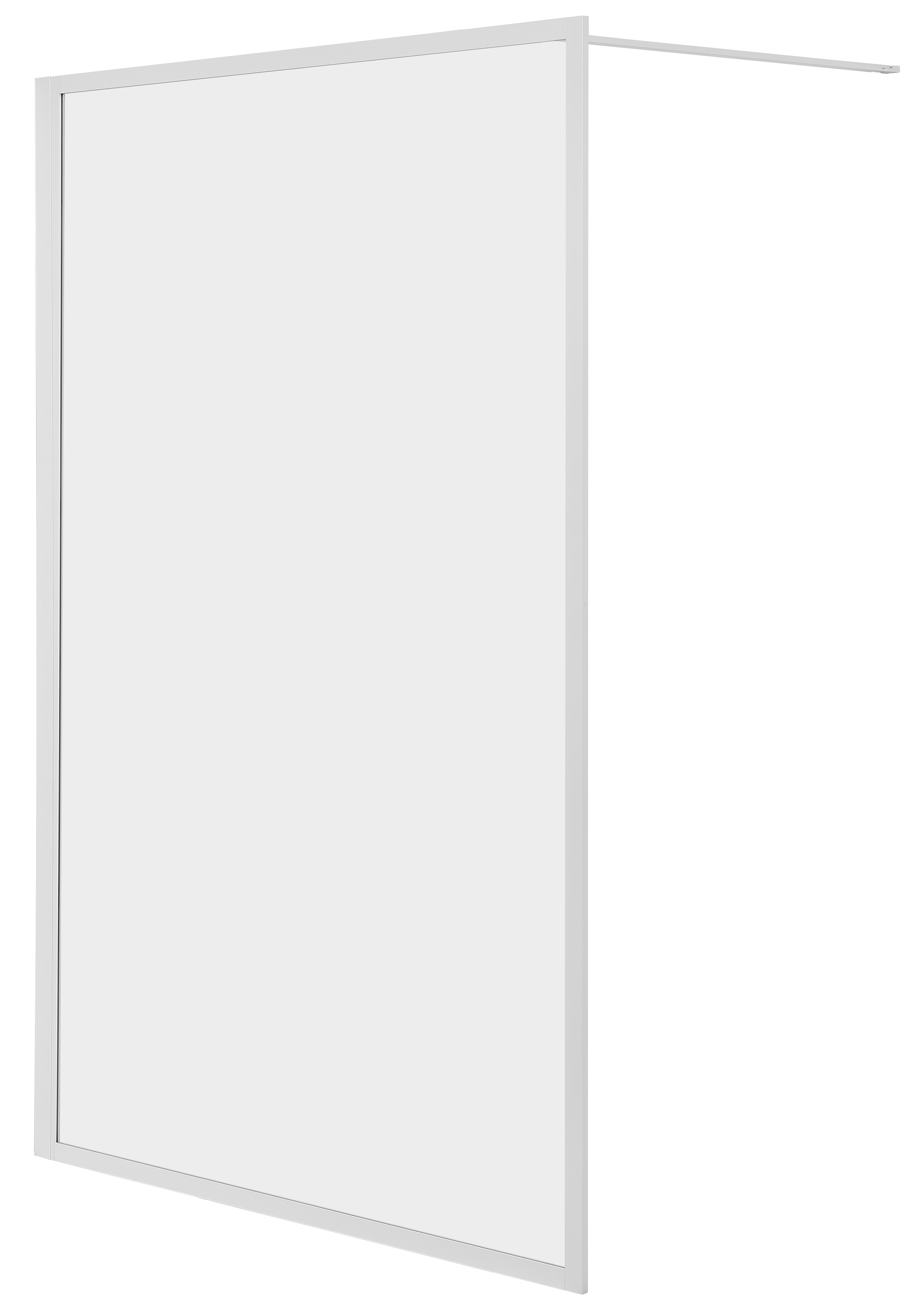 Kabina Walk-in Contour 138x200 transparentna profil biały Sealskin