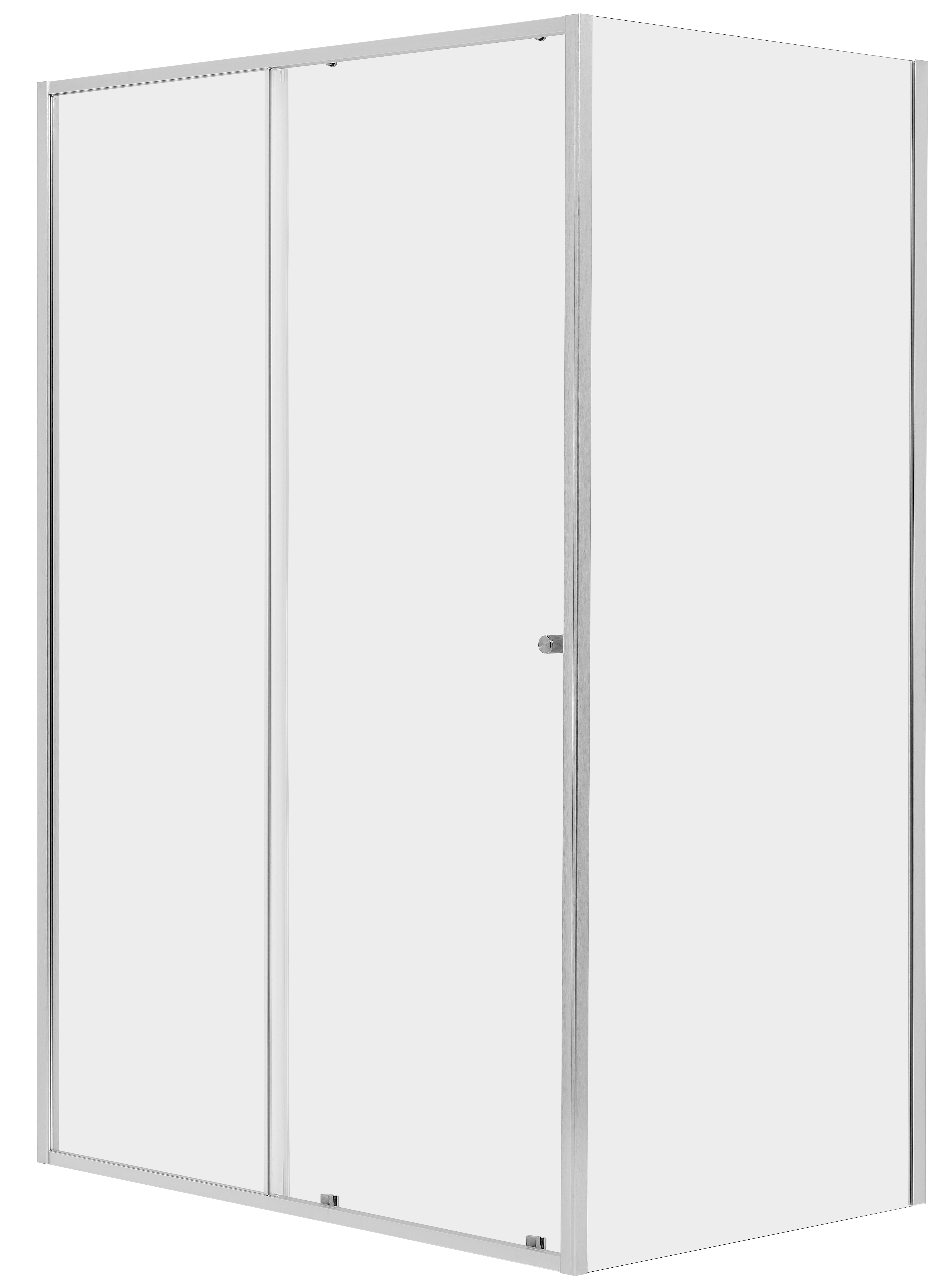 Kabina prysznicowa 140x90x200 cm stalowa Contour