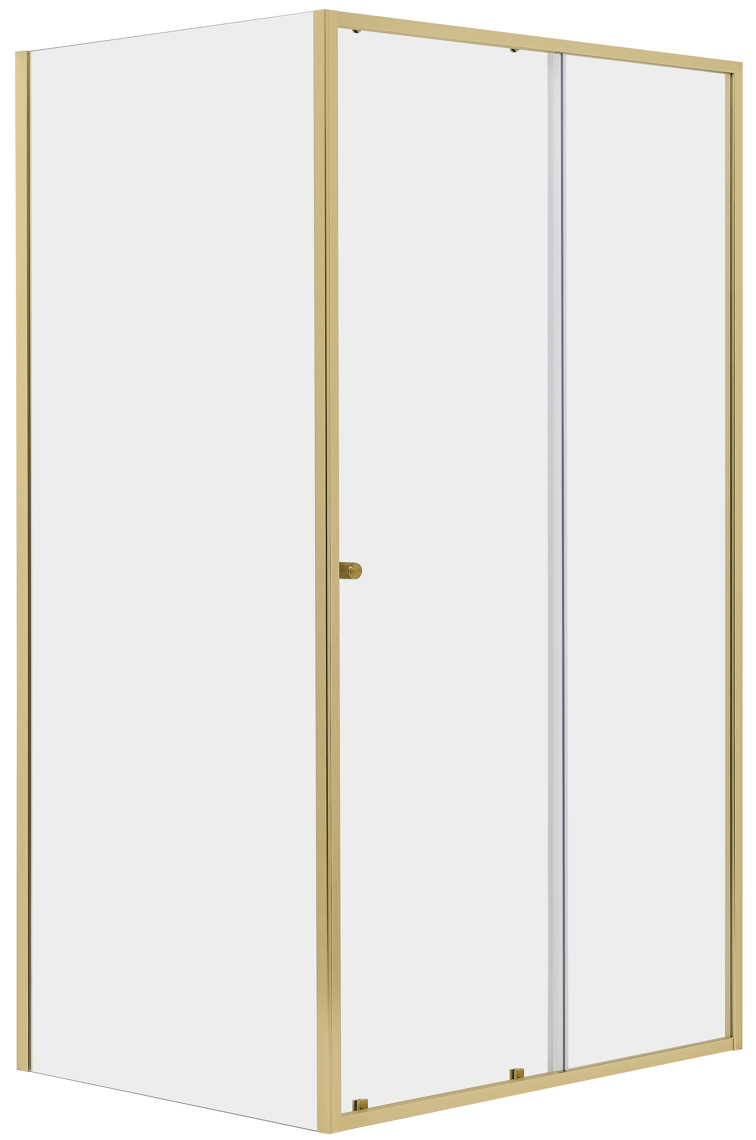 Kabina prysznicowa 120x90x200 cm złota Contour