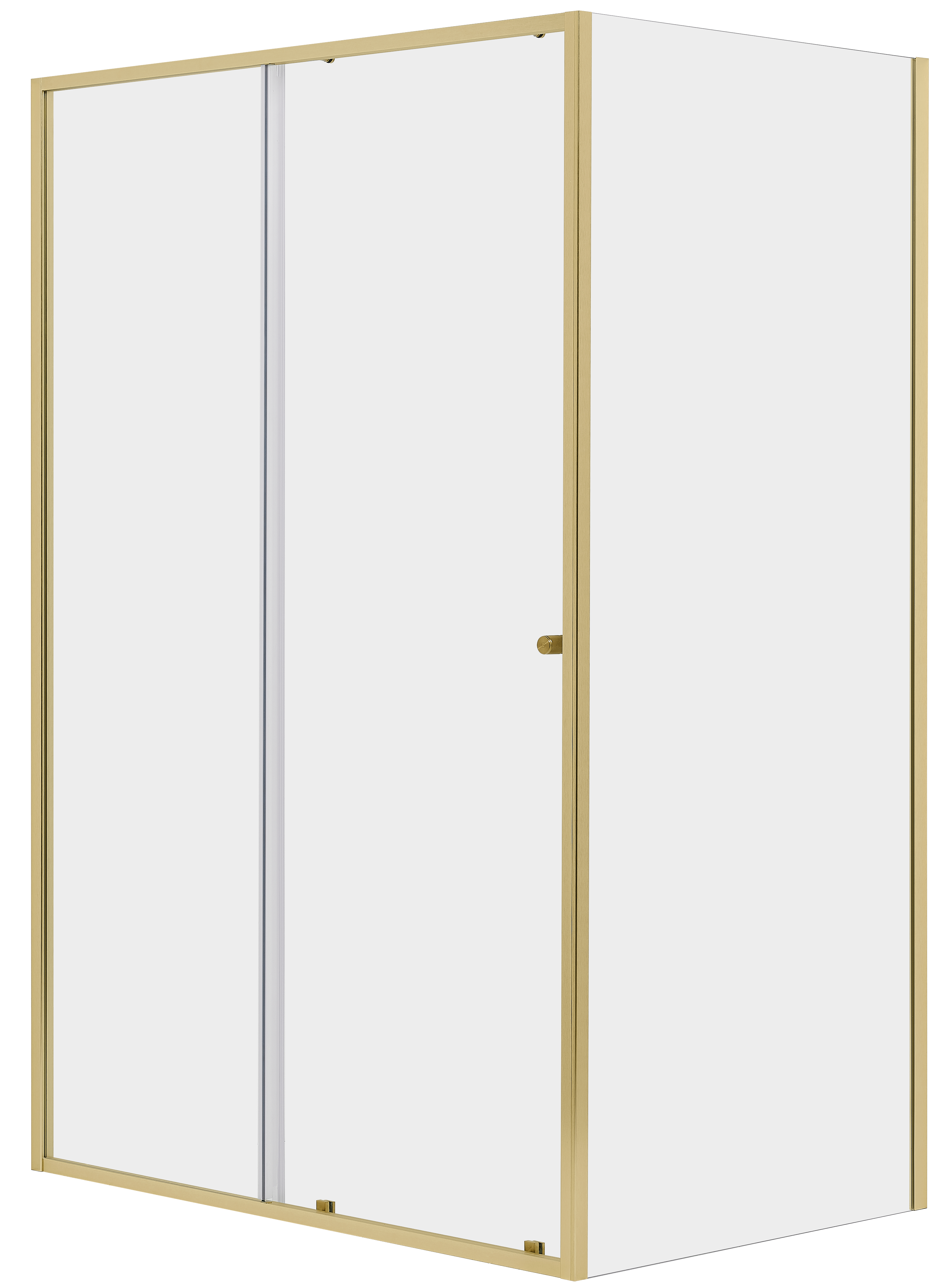 Kabina prysznicowa 140x90x200 cm złota Contour