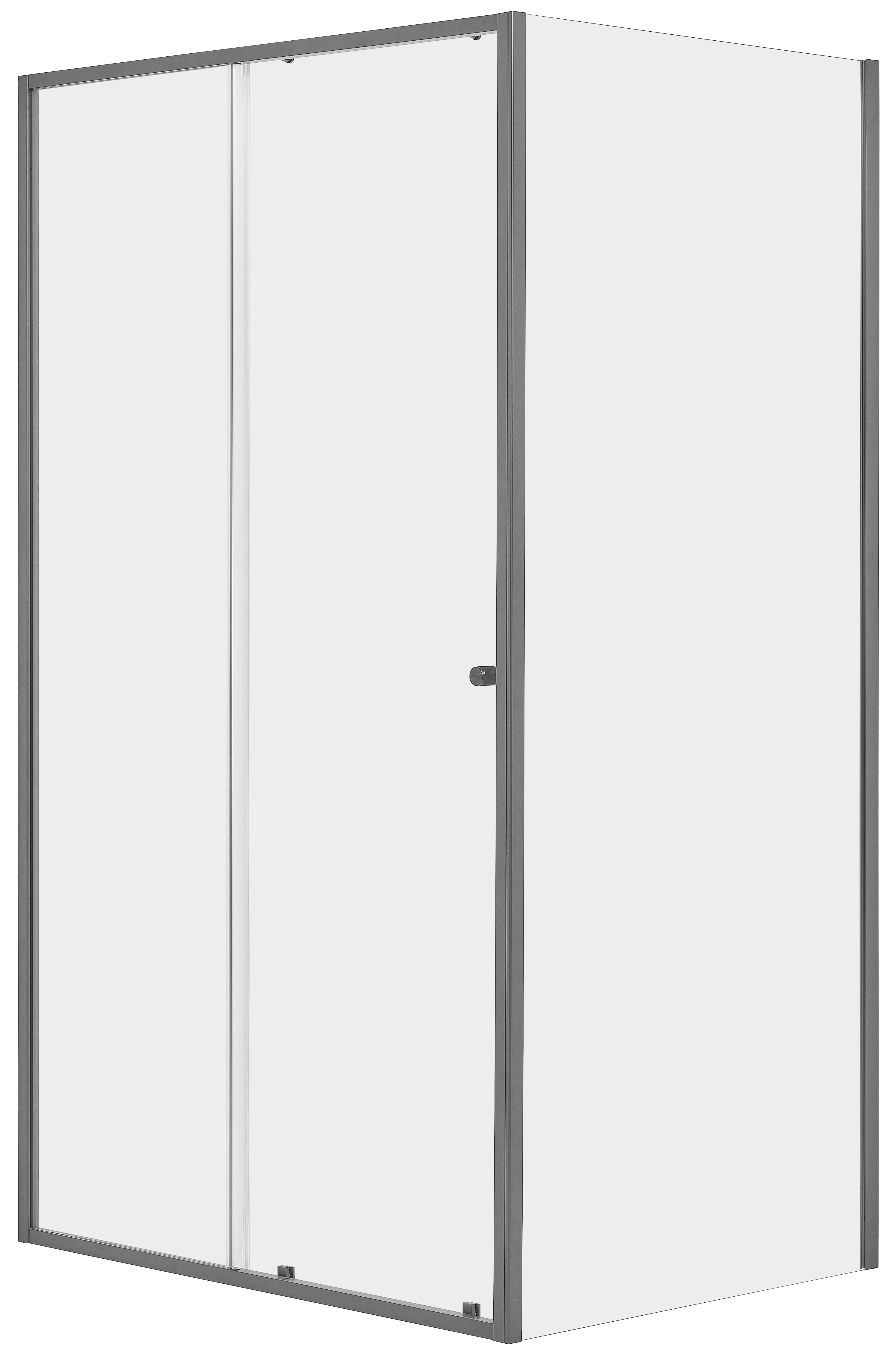 Kabina prysznicowa 120x90x200 cm szary mat Contour