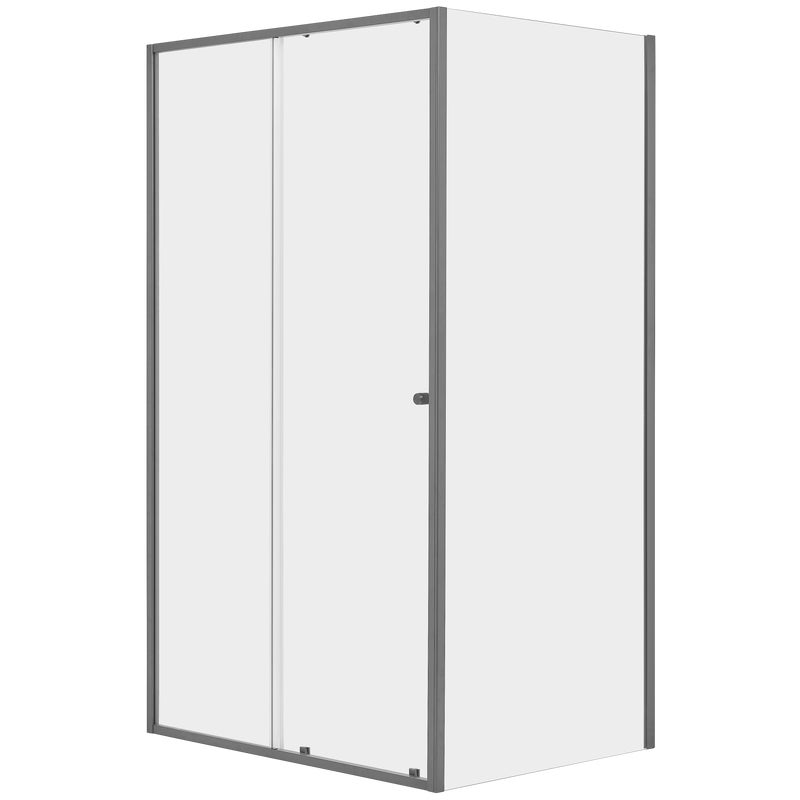 Kabina prysznicowa 120x90x200 cm szary mat Contour