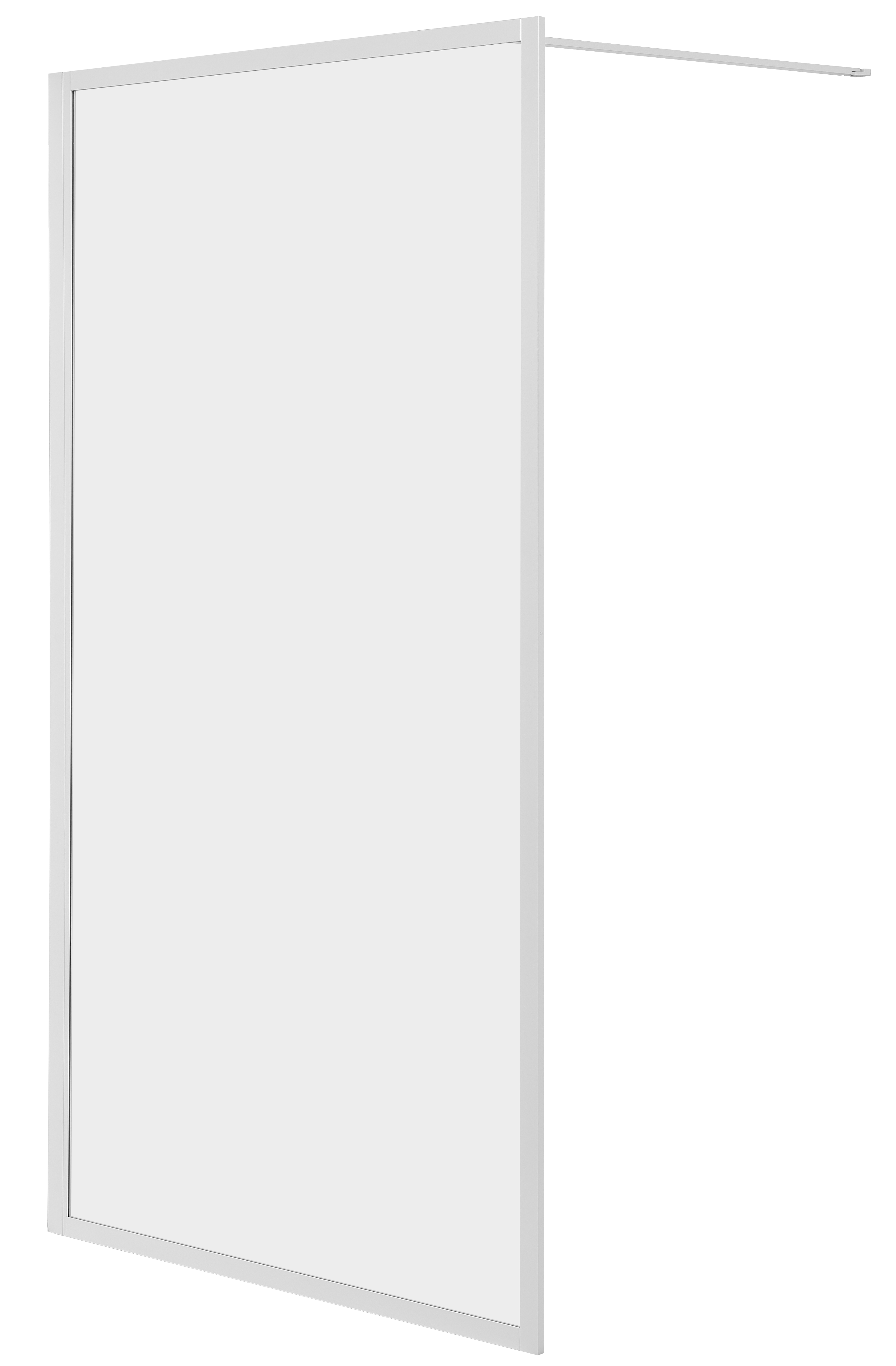 Kabina Walk-in Contour 118x200 transparentna profil biały Sealskin