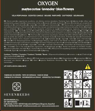 Vela aromática Oxygen  gris / plata, marrón 200 g - 7
