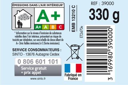 Enduit en pâte Gros trous SINTO bois clair 330 g - 9