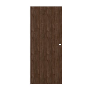 Porte coulissante Lia noyer prépercé, H.204 x l.83 cm ARTENS Leroy Merlin Les bons plans des petits projets avant l'été