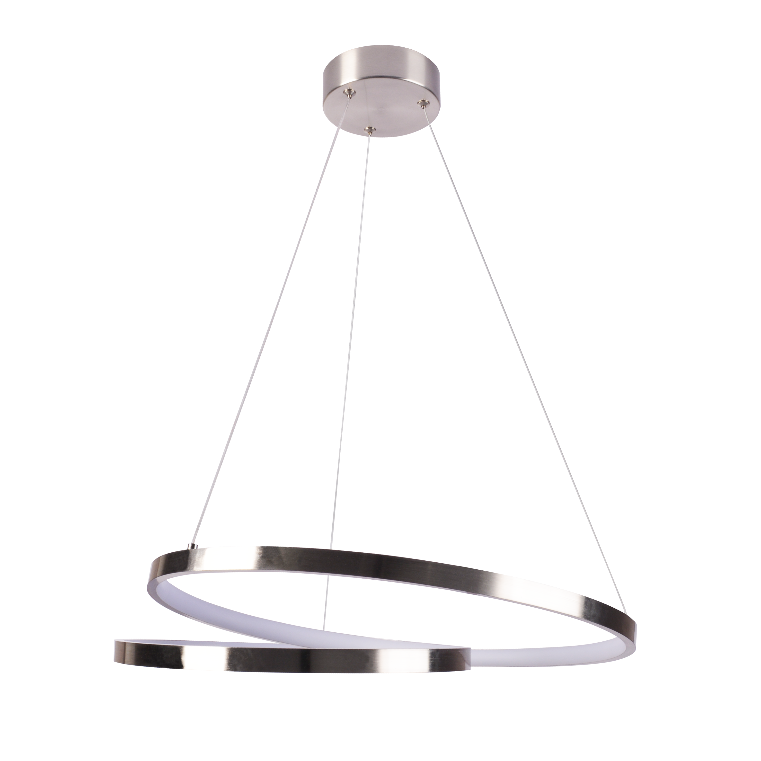 Lampa wisząca Zefira nikiel LED Sanico