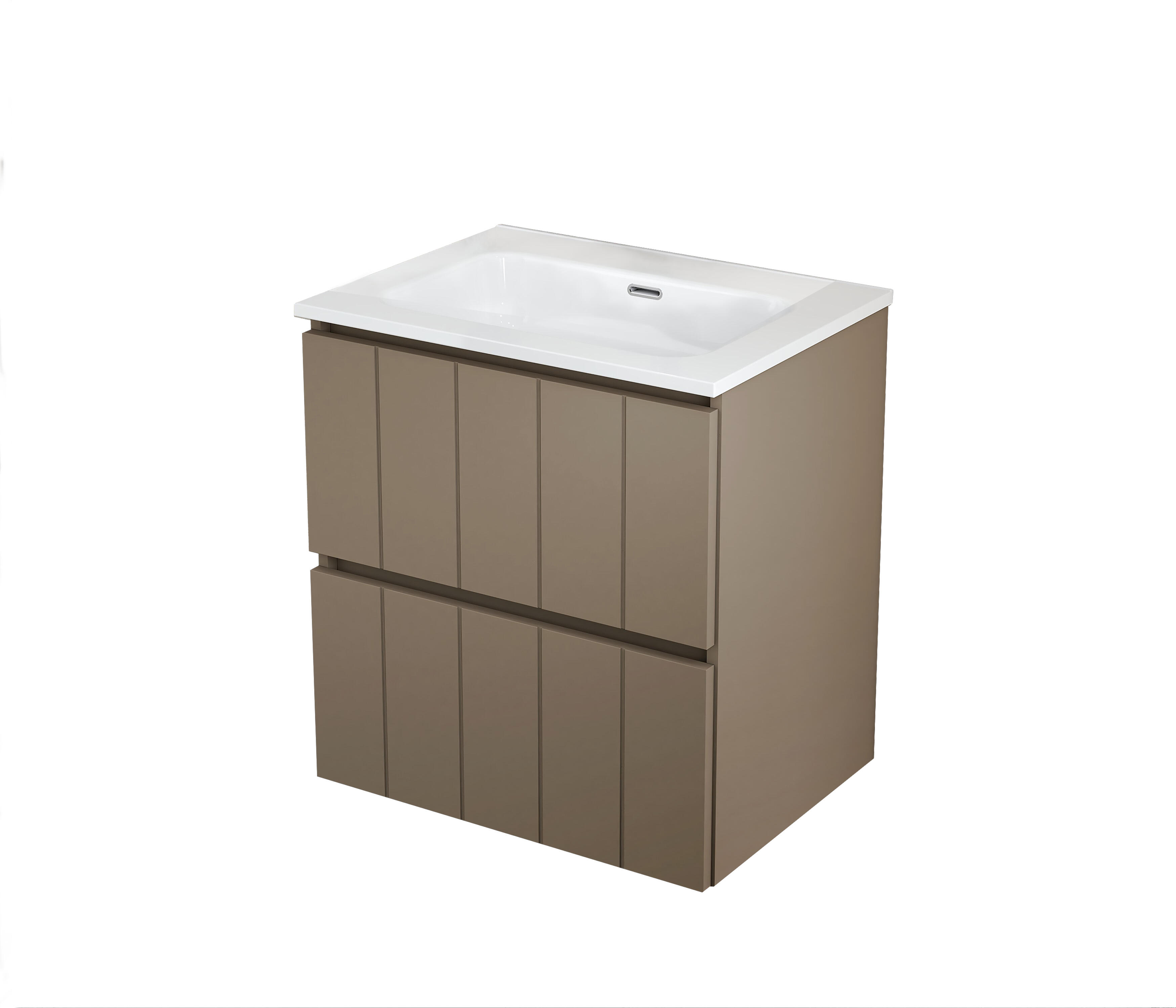 Mueble de baño terra moka 60x46 cm