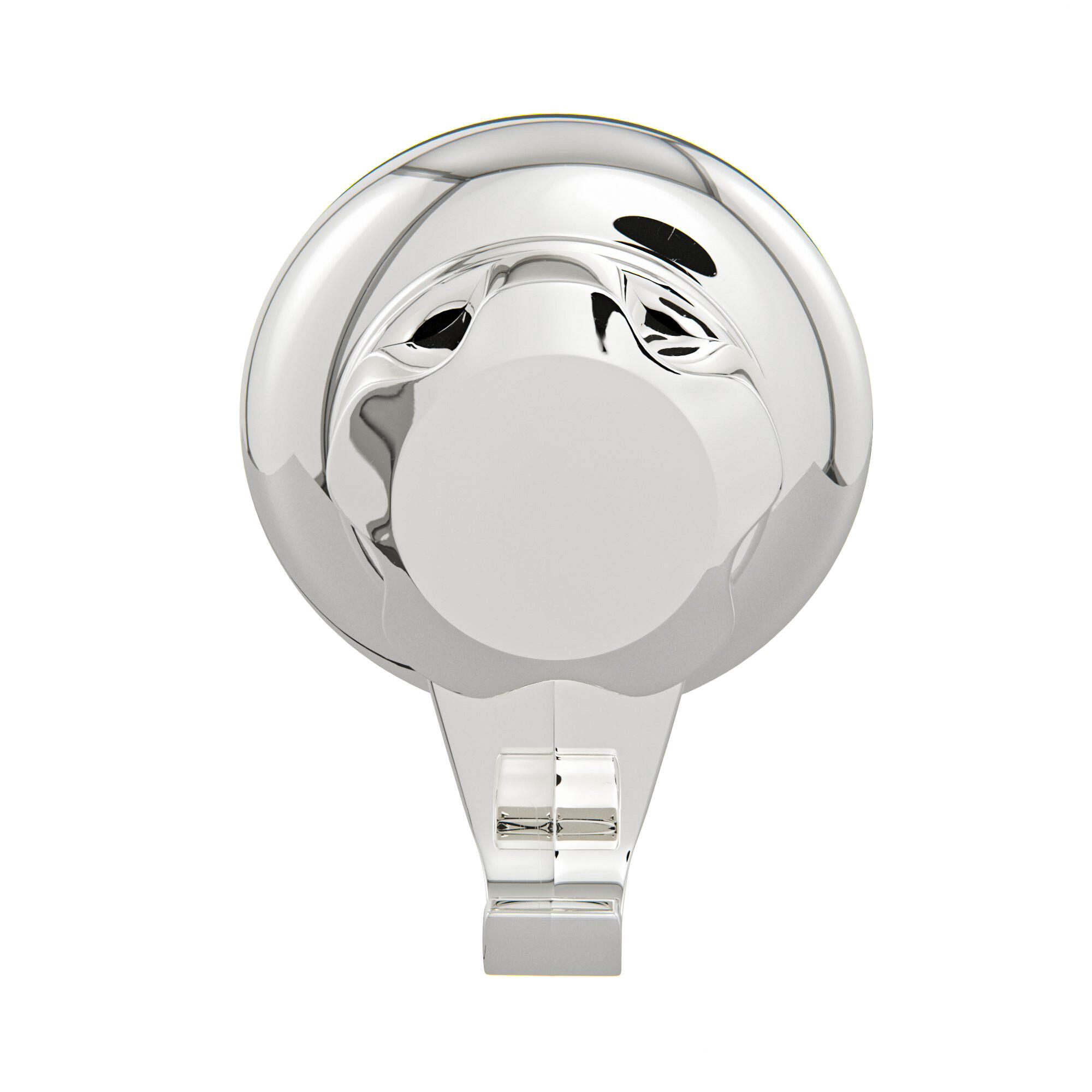 1 percha/colgador adhesivo gris cromado