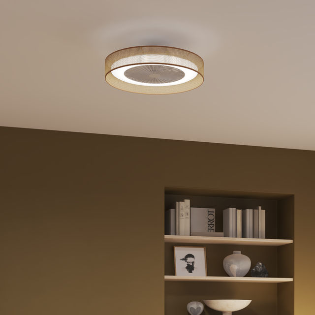 Lampowentylator Raffan biały śr. 55 cm 5550 lm LED Inspire