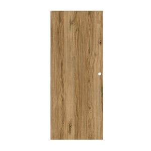 Porte coulissante Lia chêne indus prépercé, H.204 x l.83 cm ARTENS Leroy Merlin Les bons plans des petits projets avant l'été