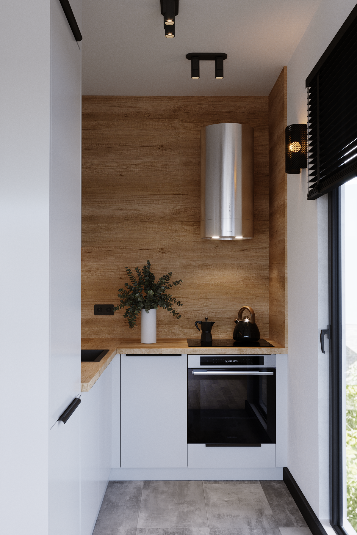 Listwa reflektorowa Turyn czarna 2 x GU10 IP44 Goldlux - 3