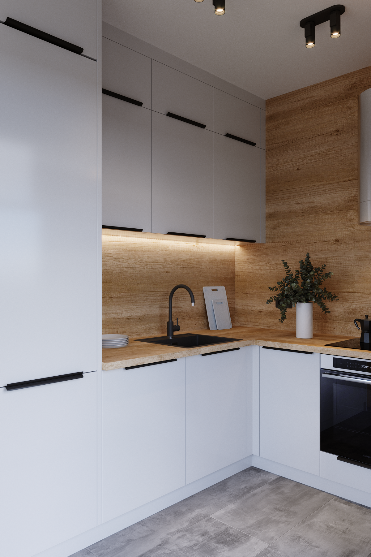 Listwa reflektorowa Turyn czarna 2 x GU10 IP44 Goldlux - 2