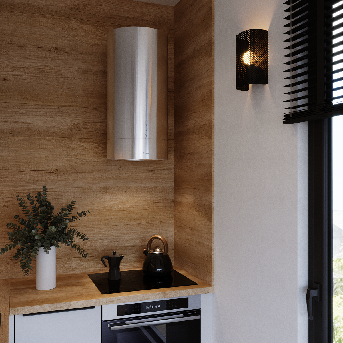 Kinkiet Carmid czarny E27 Inspire - 2