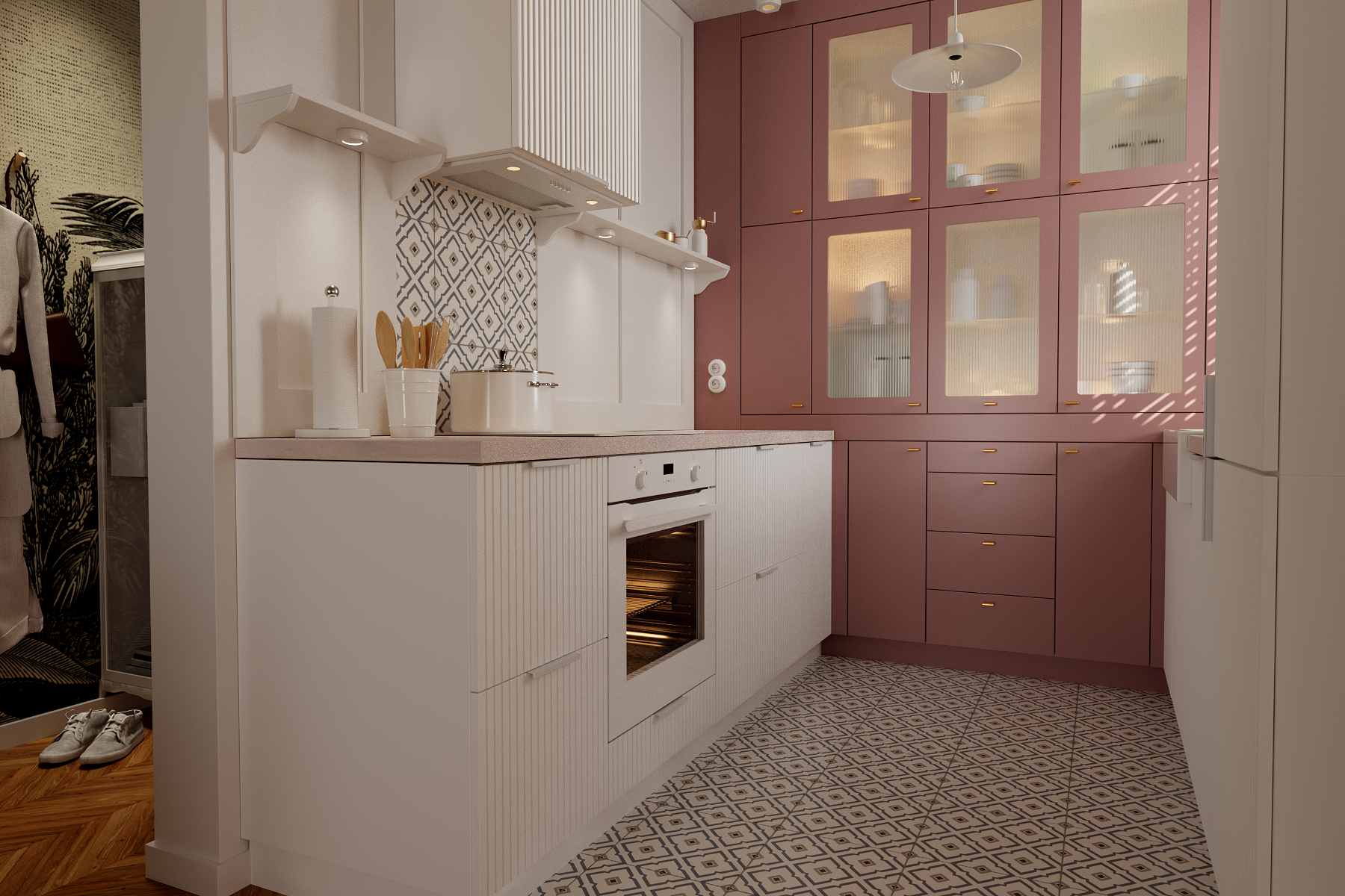 Półka ścienna drewniana klejona sosna z sękami 1.8x20x240 cm Pro-Drewex - 9