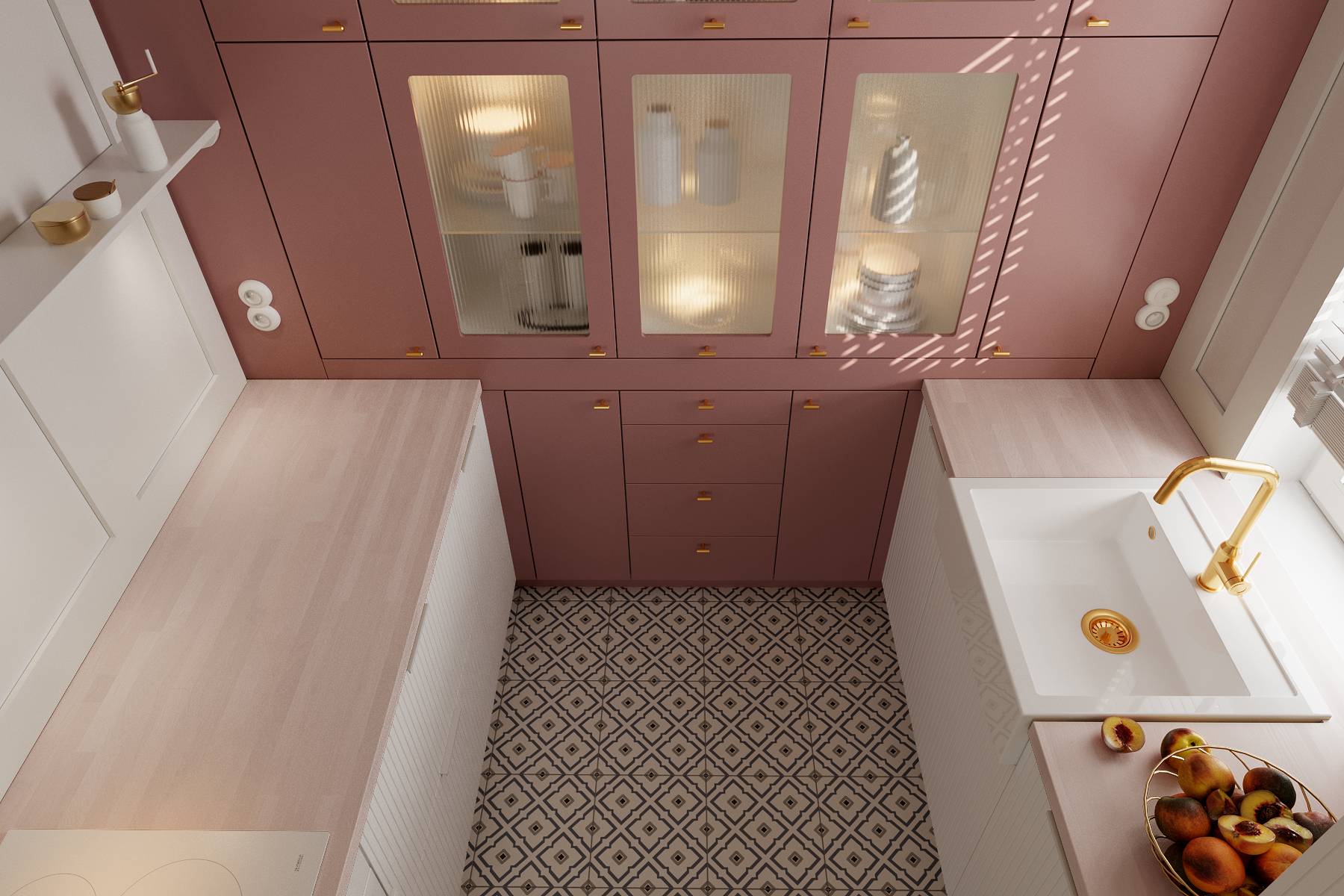 Gres szkliwiony Univero Geometric 29,8x29,8 Cersanit - 5