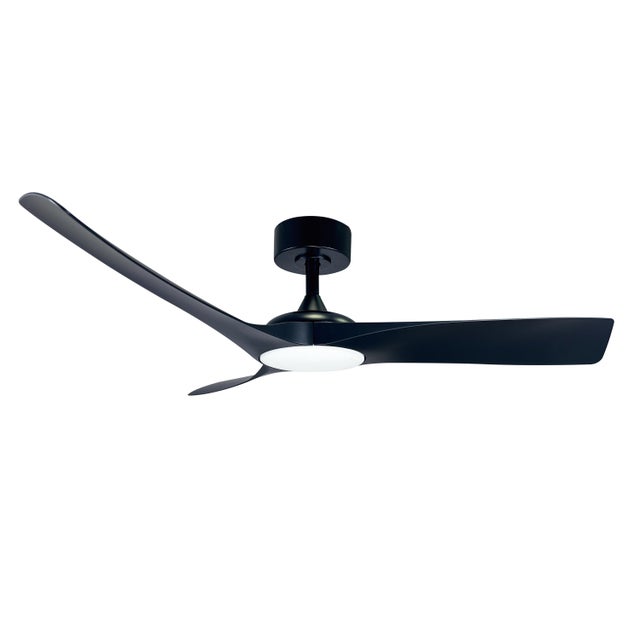 Lampowentylator Aruba Plus z pilotem LED 2200 lm 11W barwa ciepła, neutralna, zimna czarny Inspire
