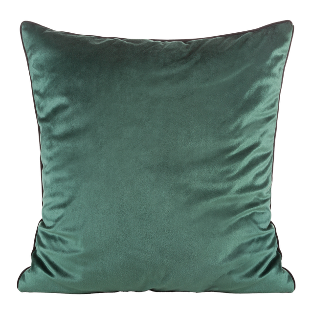 Poduszka welwetowa Gaja ciemnozielona 45 x 45 cm