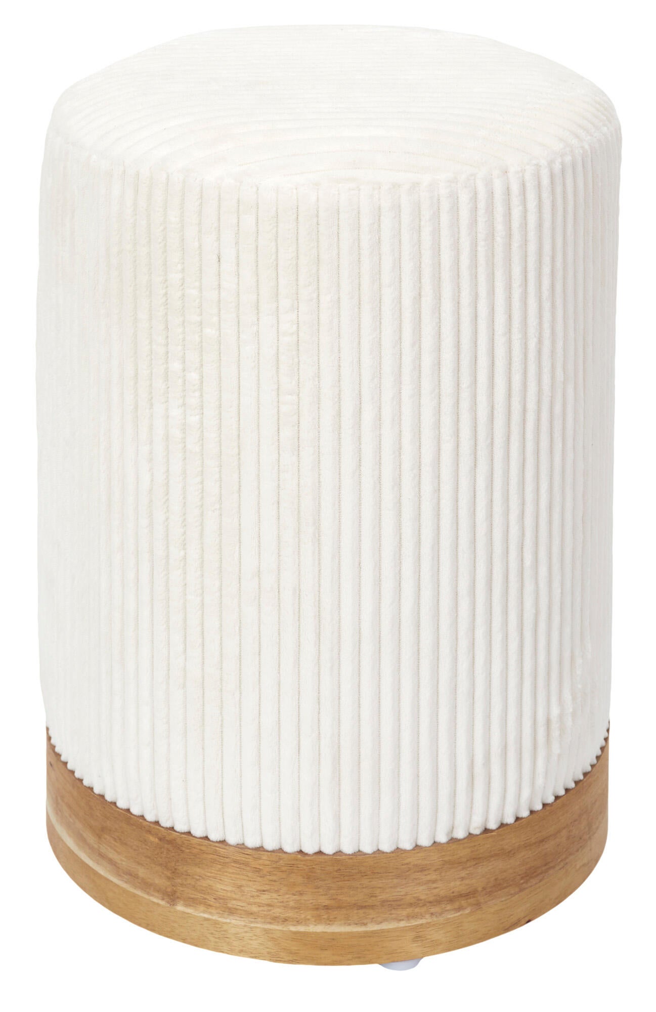 Taburete scott d30cm beige