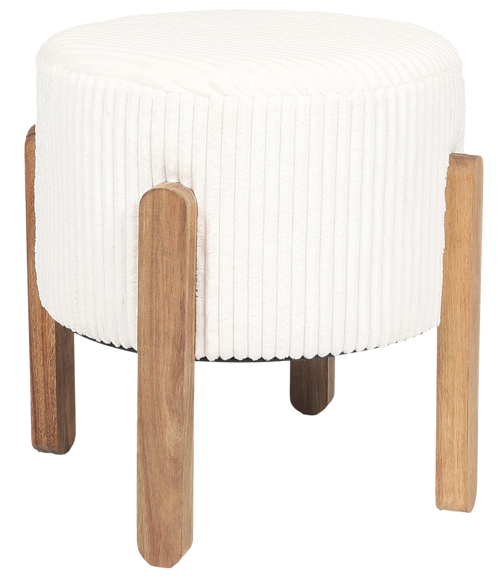 Taburete scott d35cm beige