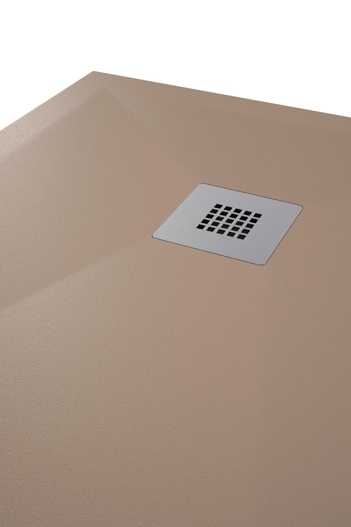 Plato de ducha Play Curva 90x90 cm moka - 5