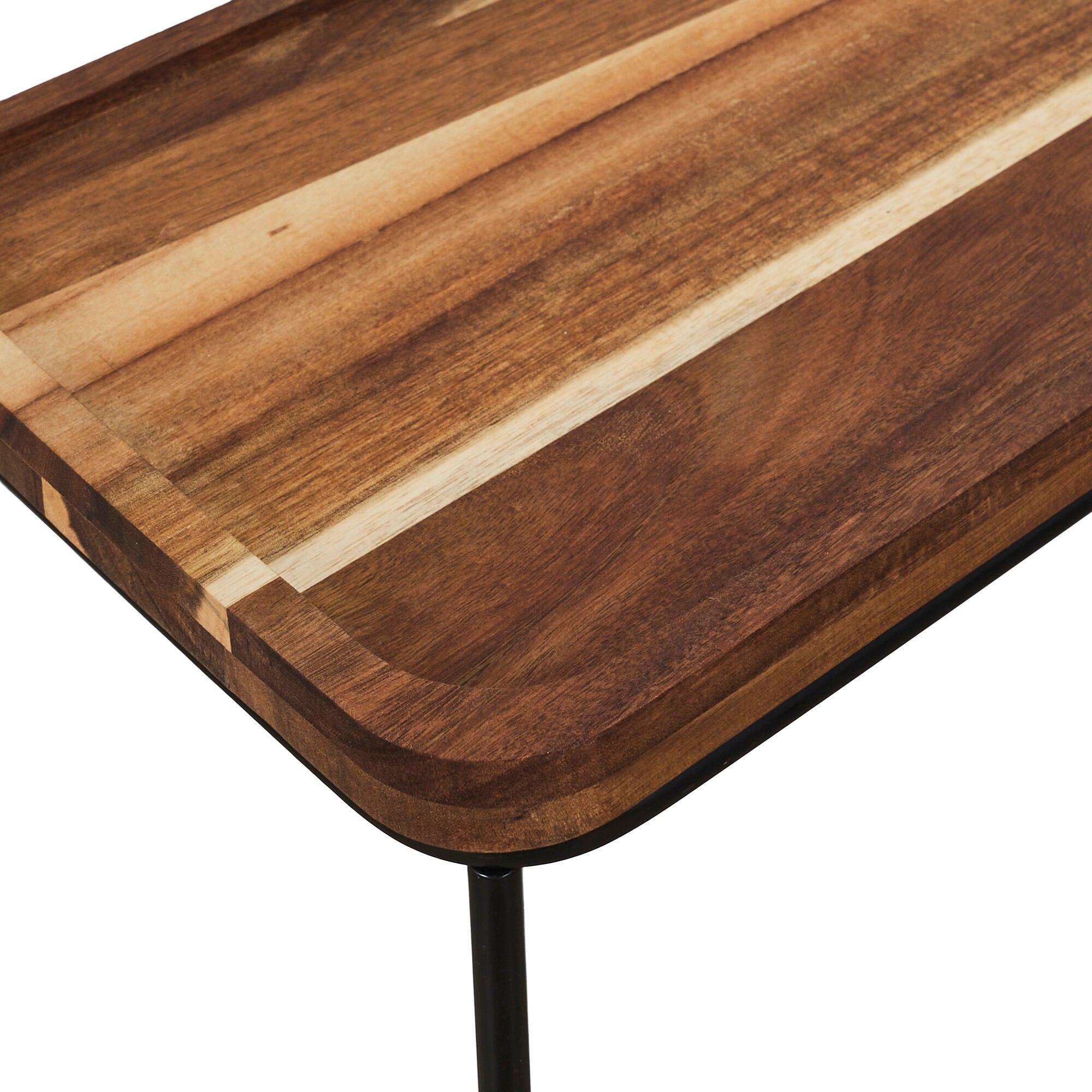 Consola Acacia de madera 80x30 cm - 4