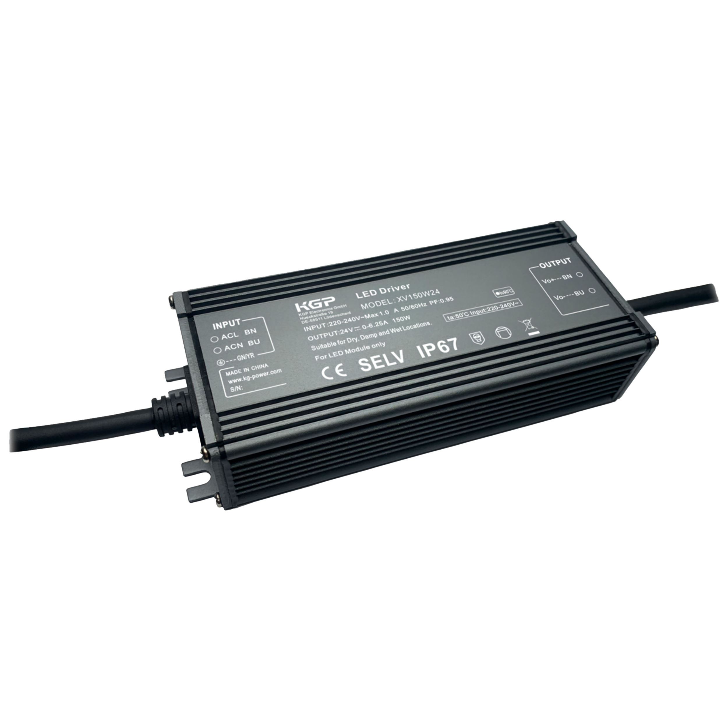 Zasilacz do taśm LED 24 V 150 W IP67 Kluś