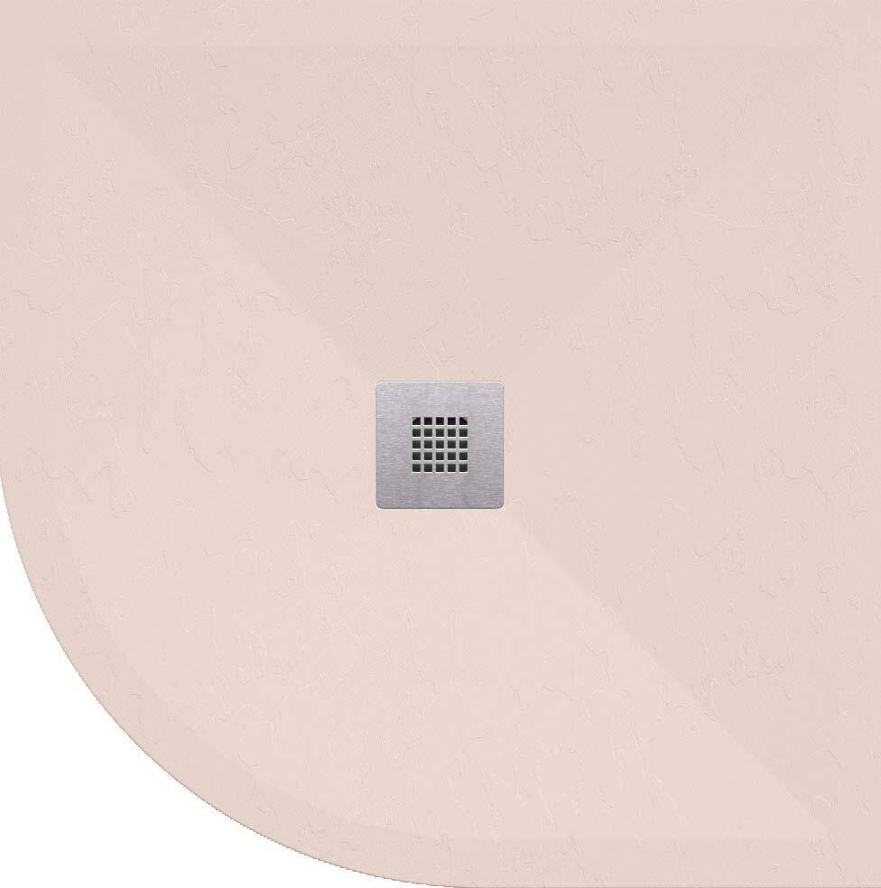 Plato de ducha play curva 80x80 cm beige