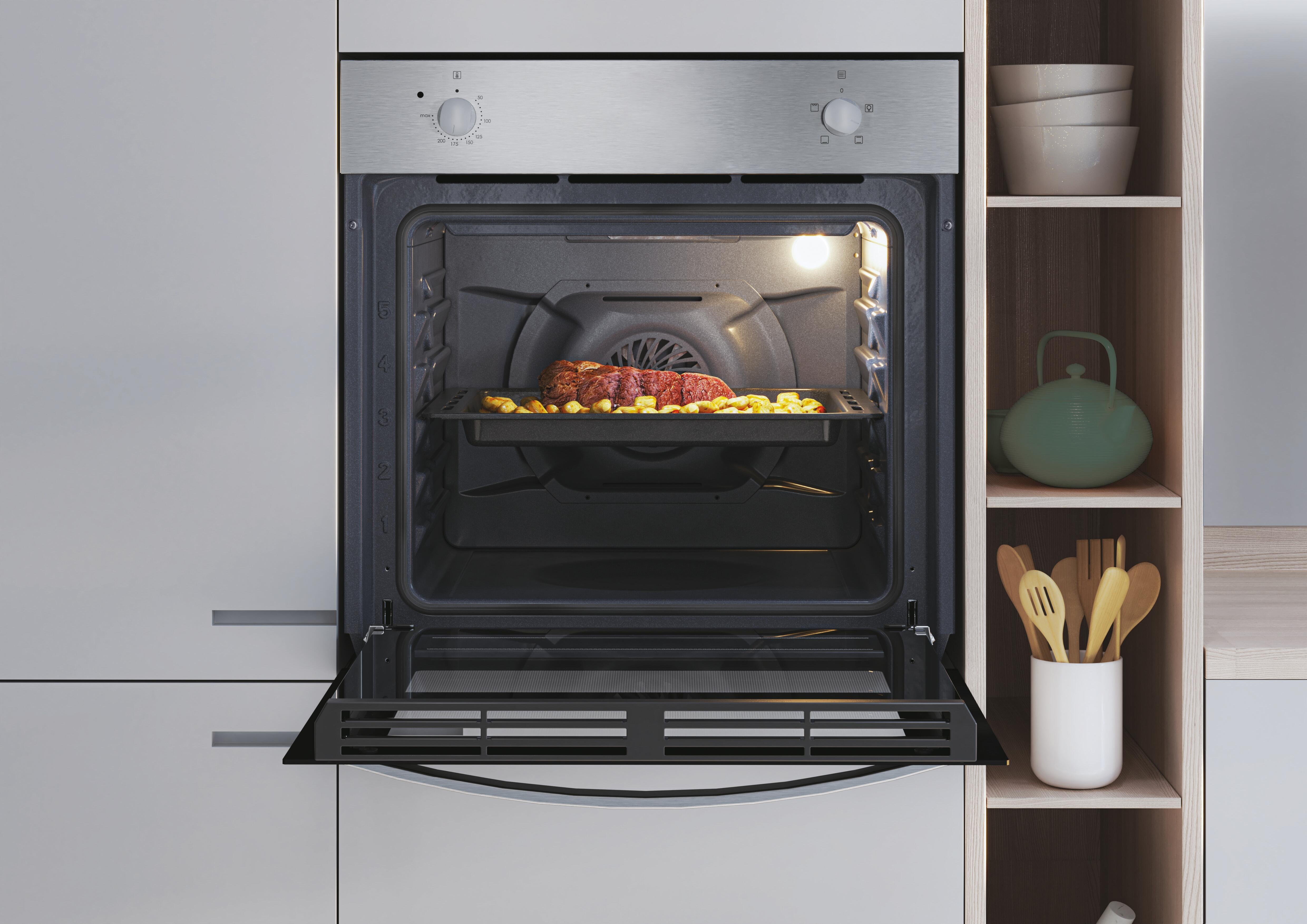 Horno CANDY FIDCP X200 multifunción 70 litros Aqualisis Acero Inoxidable Clase A - 5