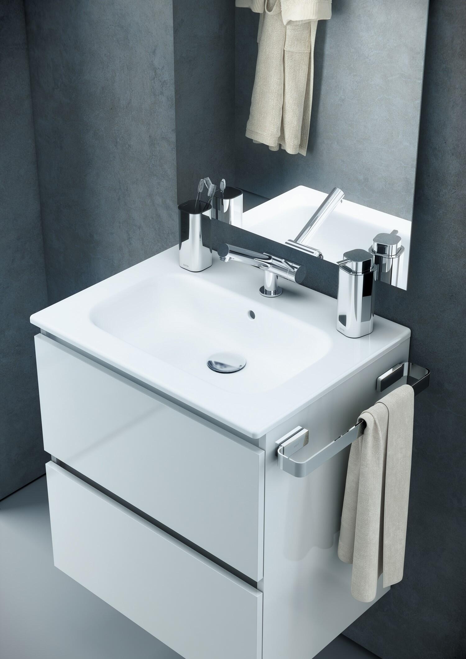 Toallero  Line cromado 40x3 cm - 3