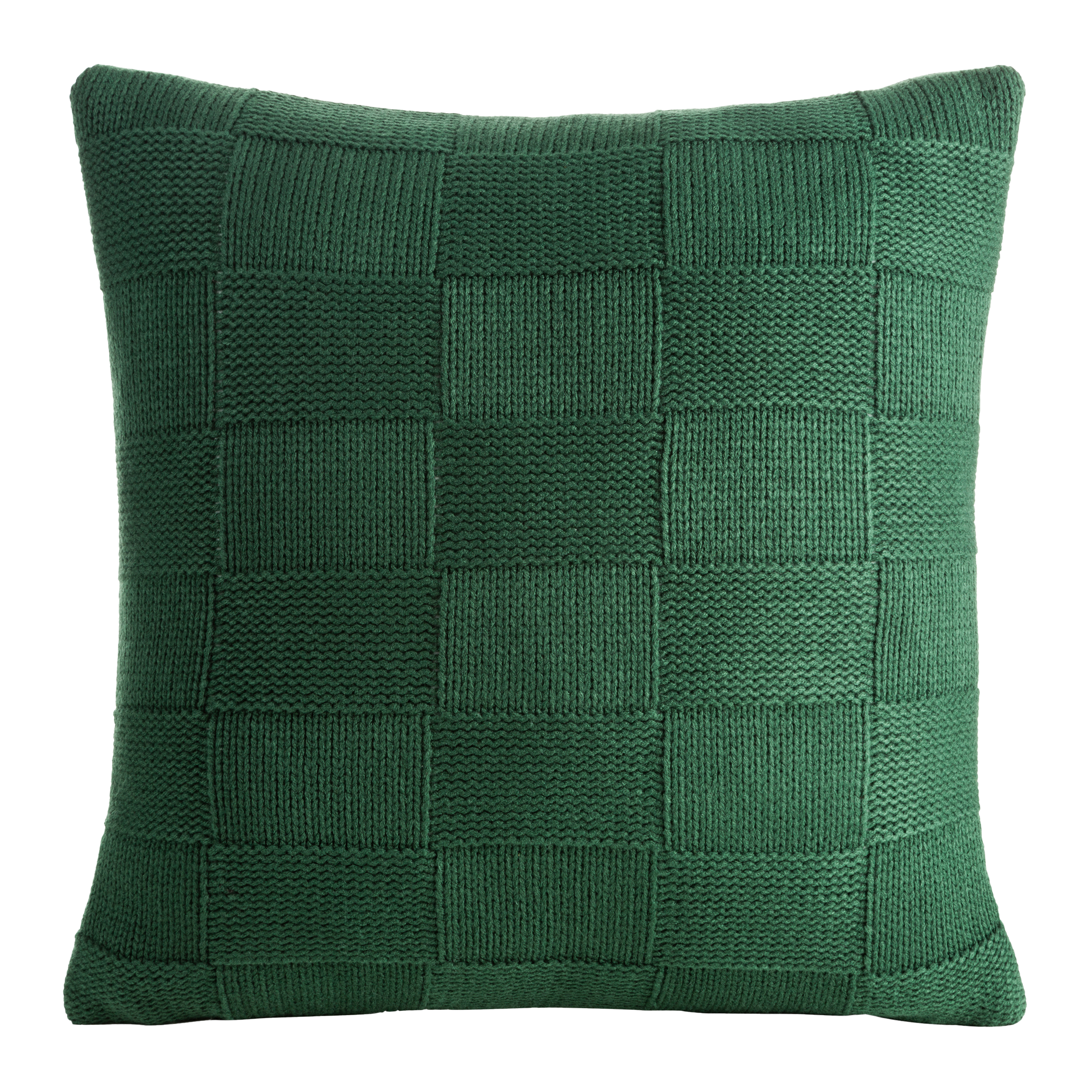 Poszewka na poduszkę świąteczna Wool zielona 45 x 45 cm