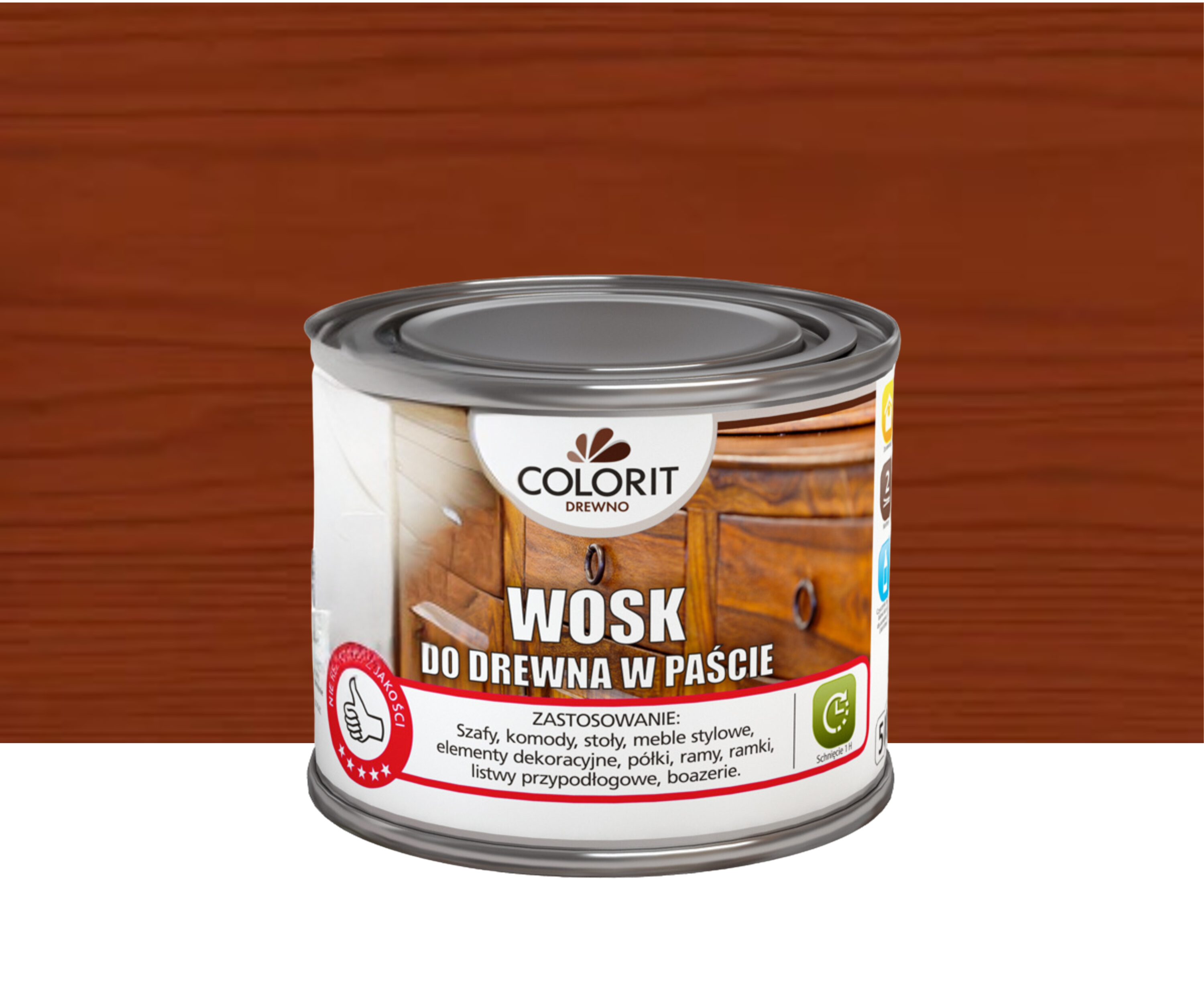 Wosk do drewna w paście czereśnia 0.5 l Colorit