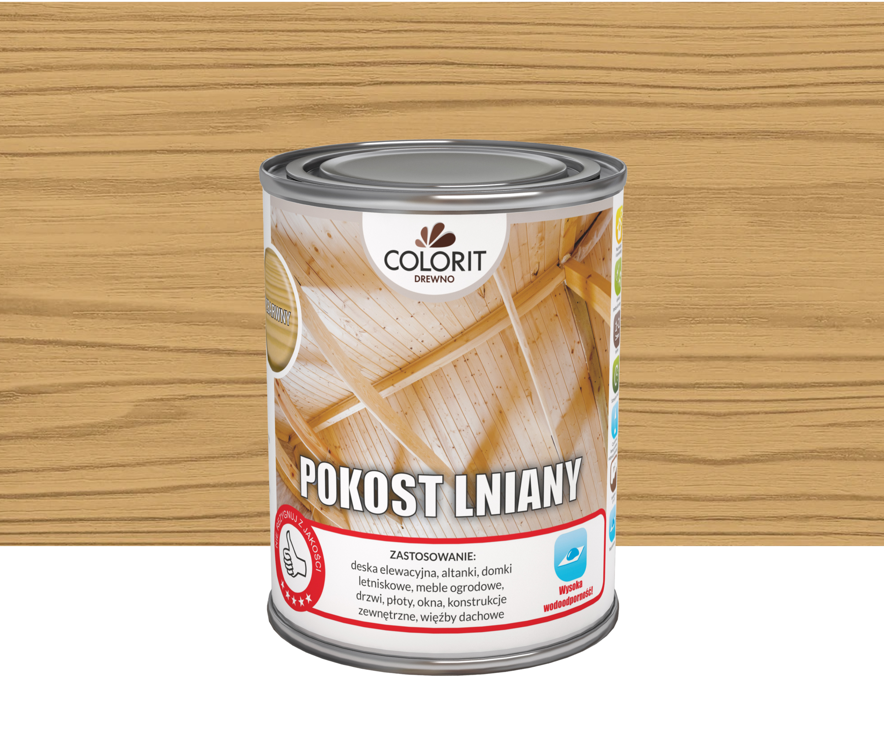 Pokost lniany bezbarwny 0.75 l Colorit