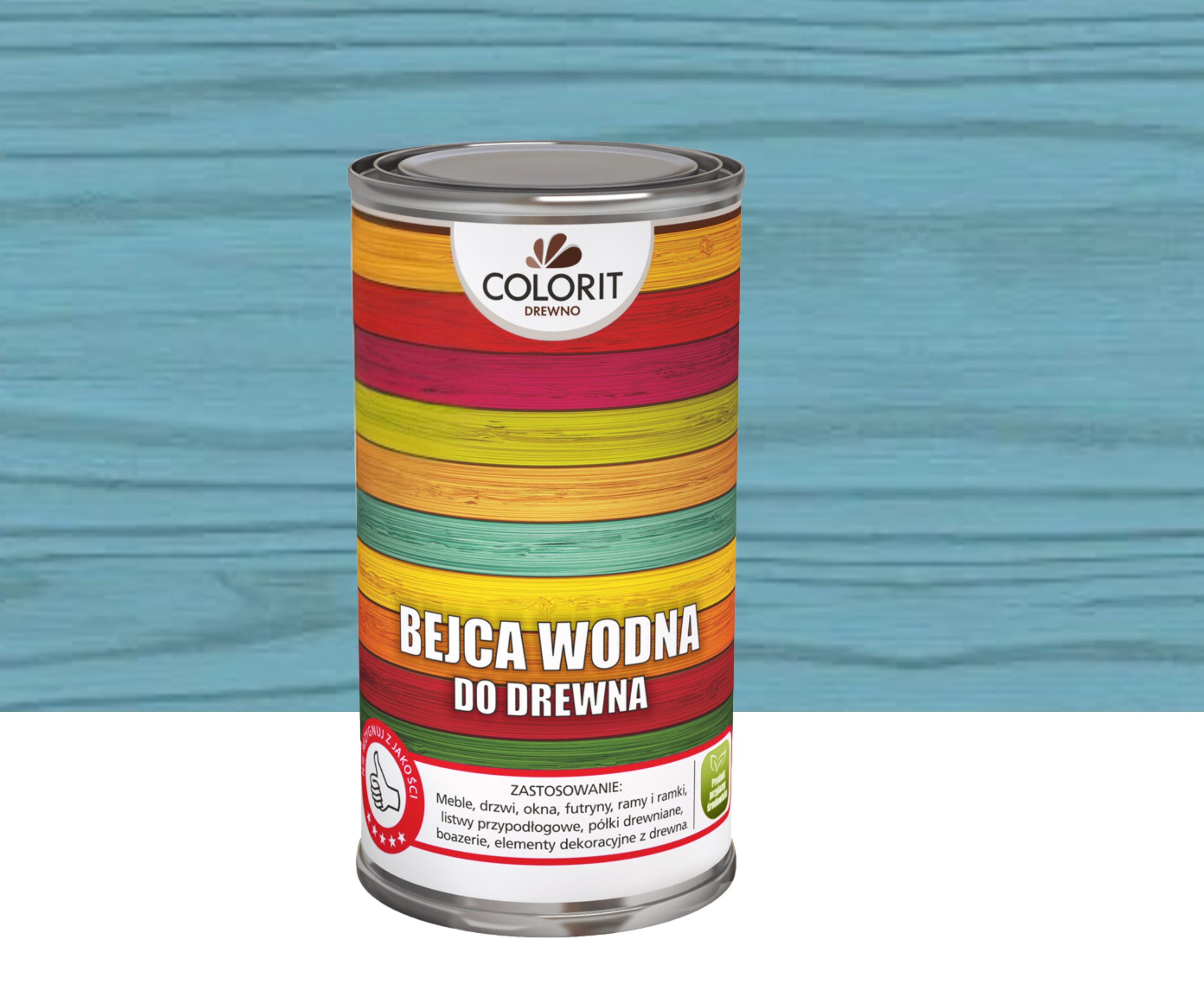 Bejca do drewna wodna błękitny 0.5 l Colorit