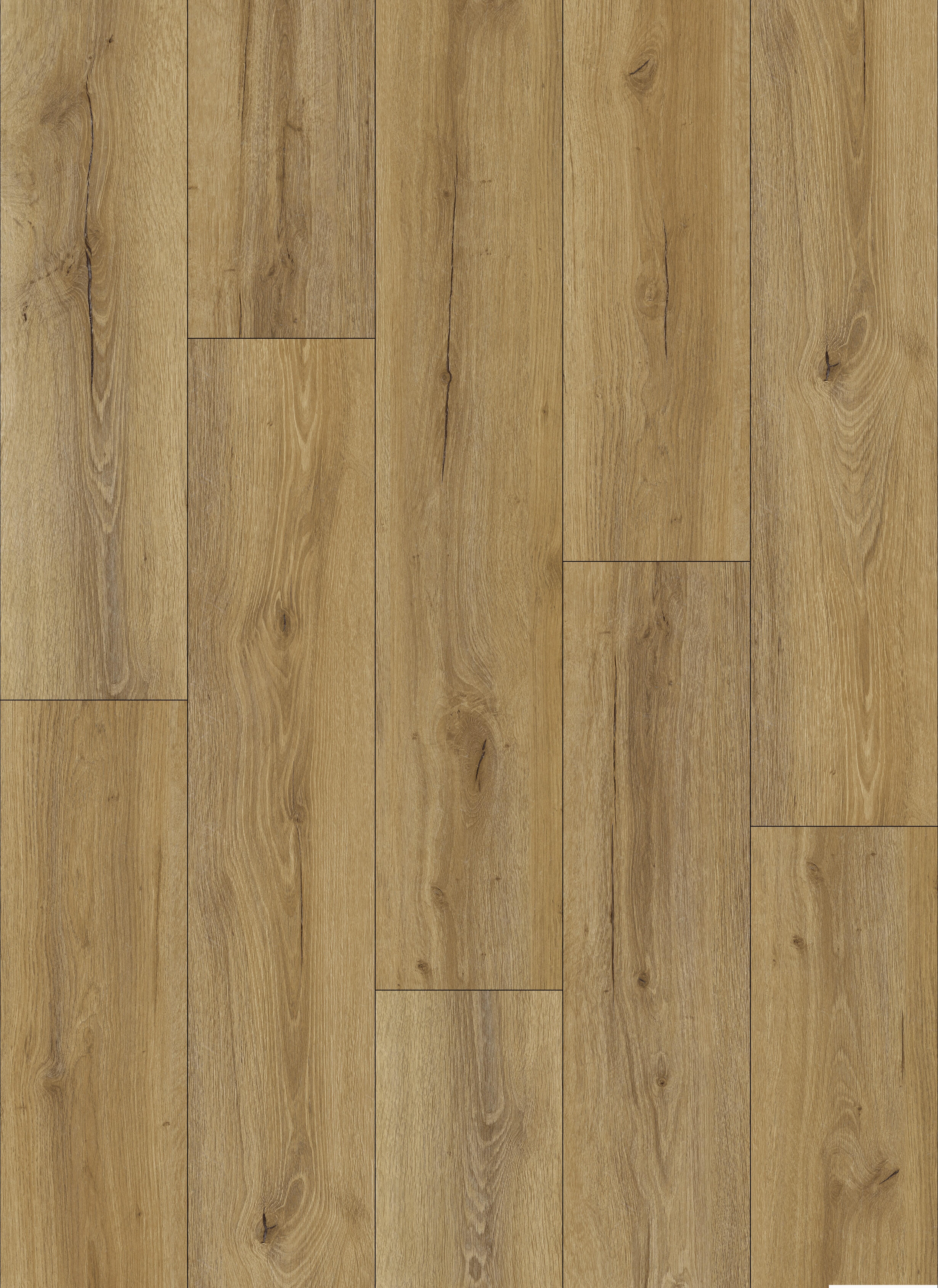 Pavimento SPC effetto legno rovere chiaro Sp 4.5 mm passaggio moderato con sottopavimento integrato Paris 2.208 m² - 3