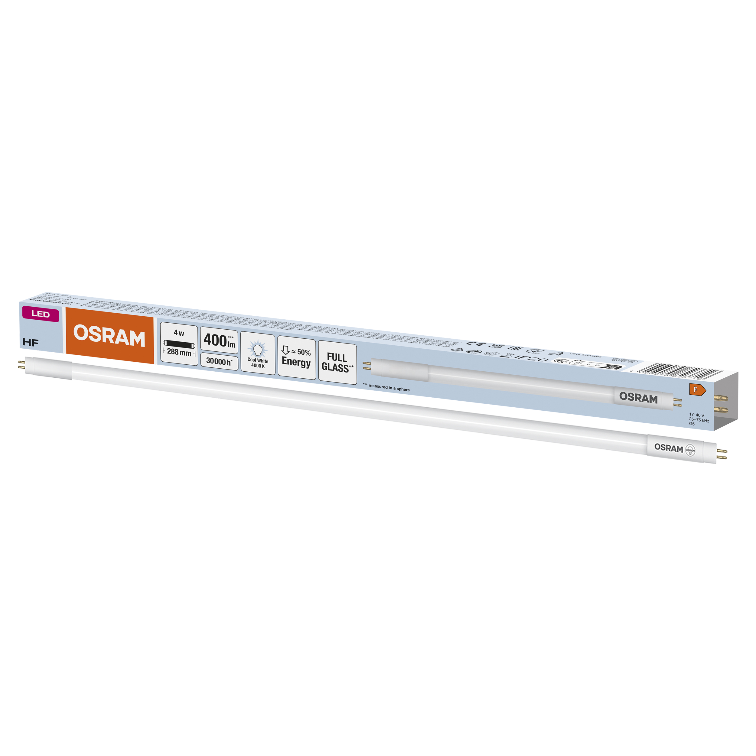 Świetlówka LED T5 4 W Neutralna biel L8 29 cm Osram