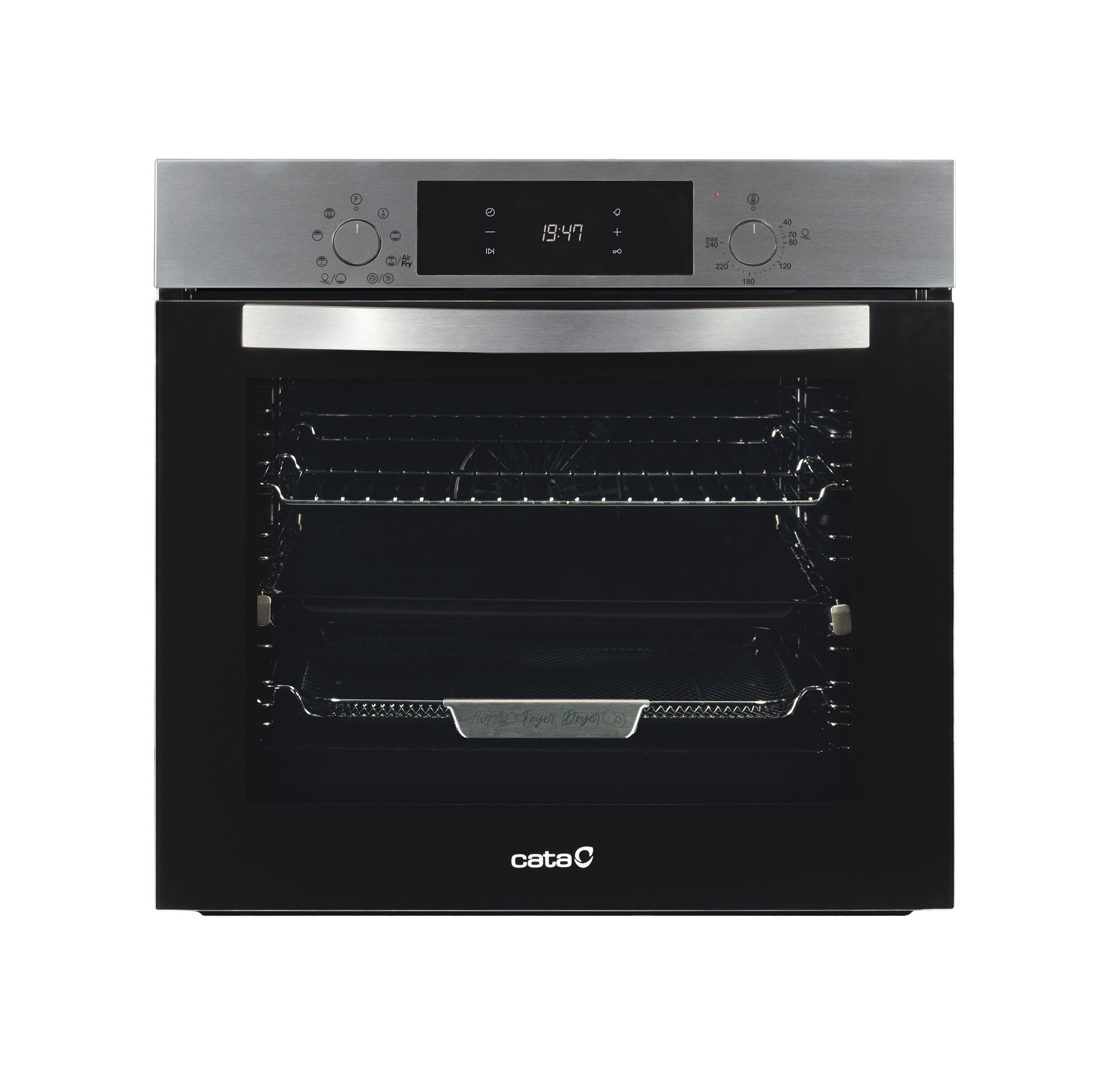 Cata  Horno Mds 8008 Air Fryer Multifunción 80 Litros Hidrólisis Clase A Negro , Leroy Merlin