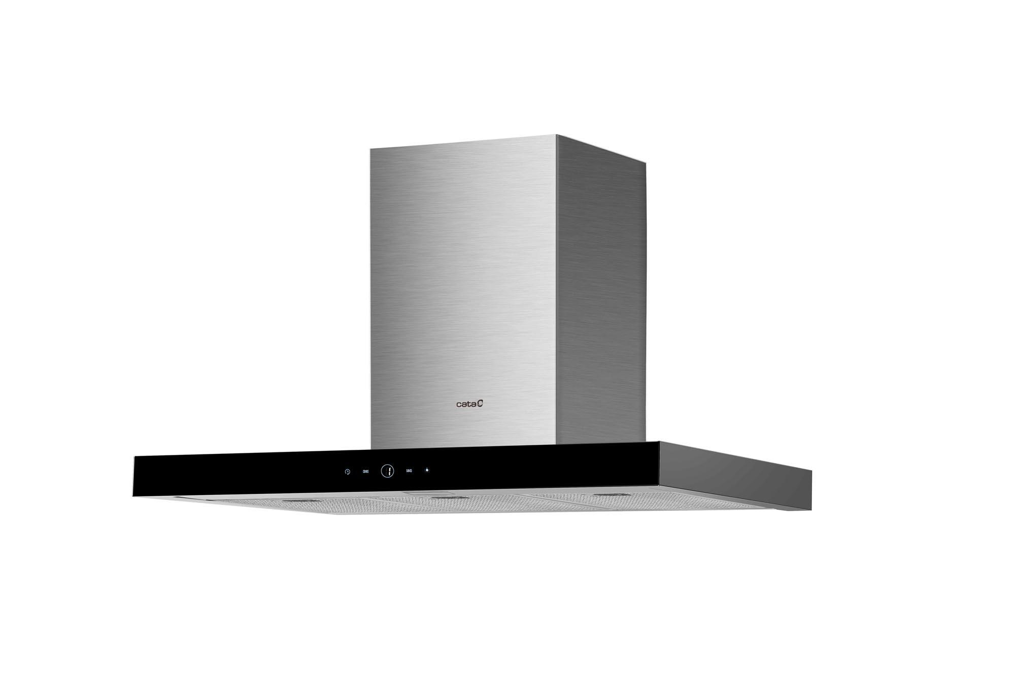 Hotte box l.90 cm CATA XGBK INOX/NOIR - 2