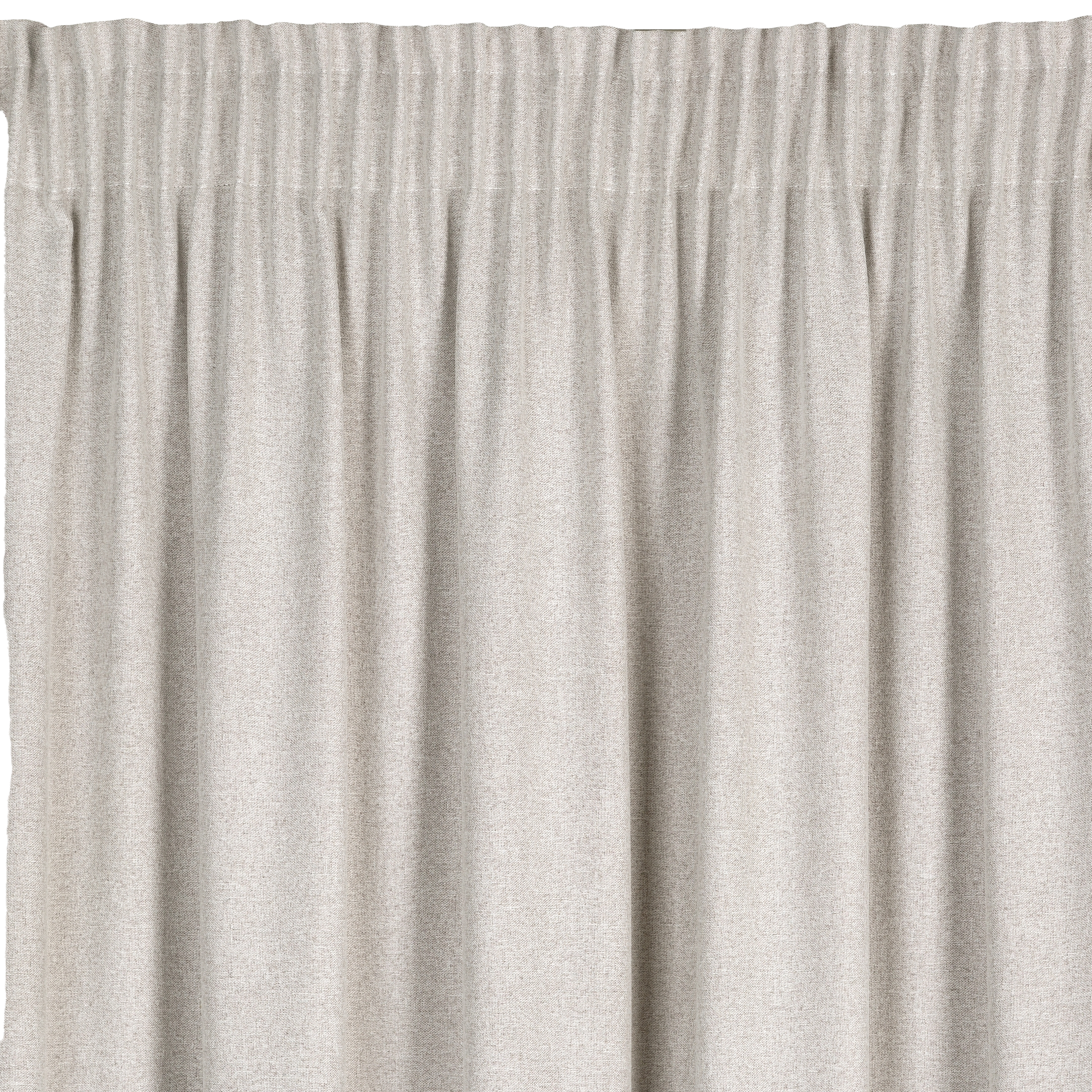 Zasłona Eris jasnobeżowa 140 x 270 cm na taśmie - 3
