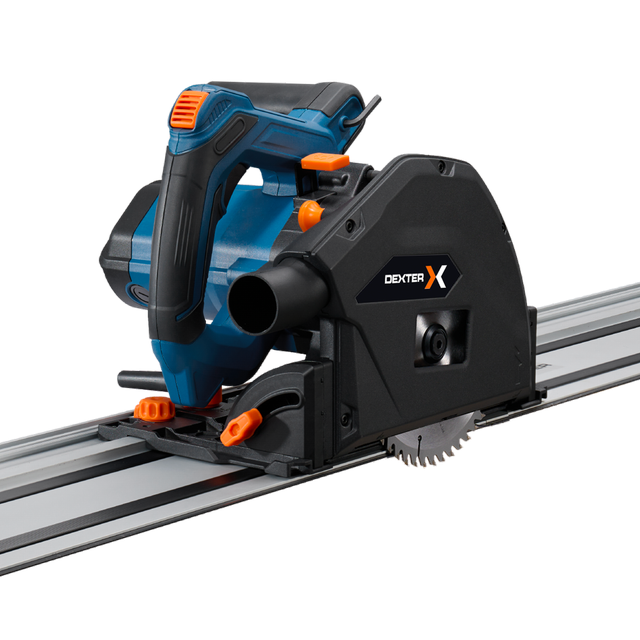 Scie circulaire plongeante filaire DEXTER, 1200.0 W, 165 mm