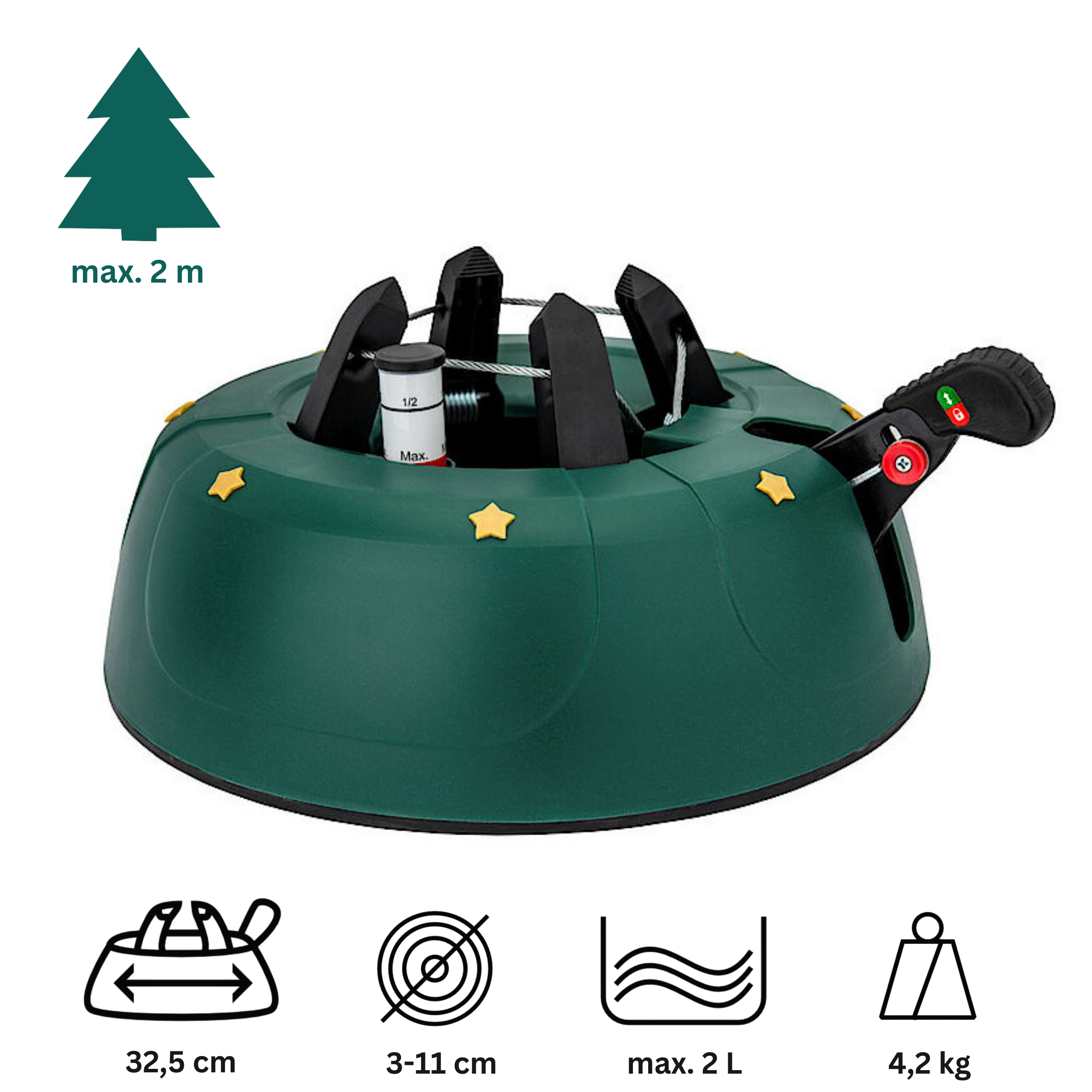 Stojak choinkowy Start 3 samozaciskowy Kamai ( na choinkę do 3m) - 65