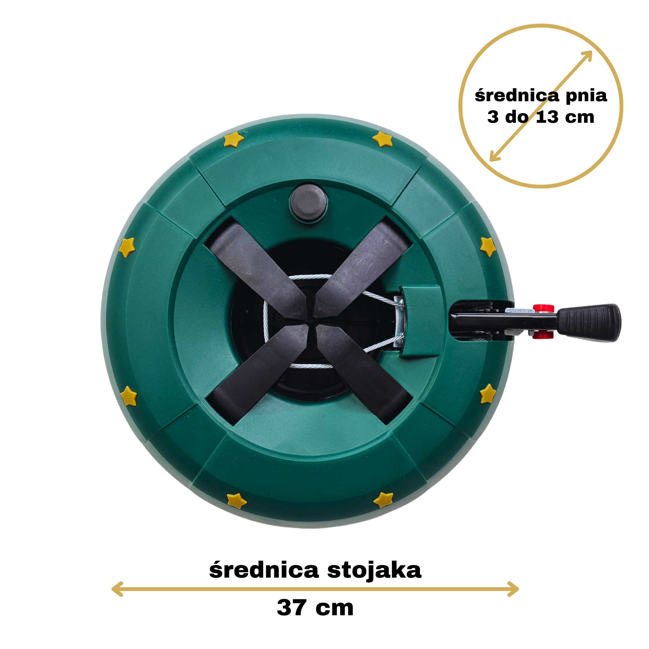 Stojak choinkowy Start 3 samozaciskowy Kamai ( na choinkę do 3m) - 64
