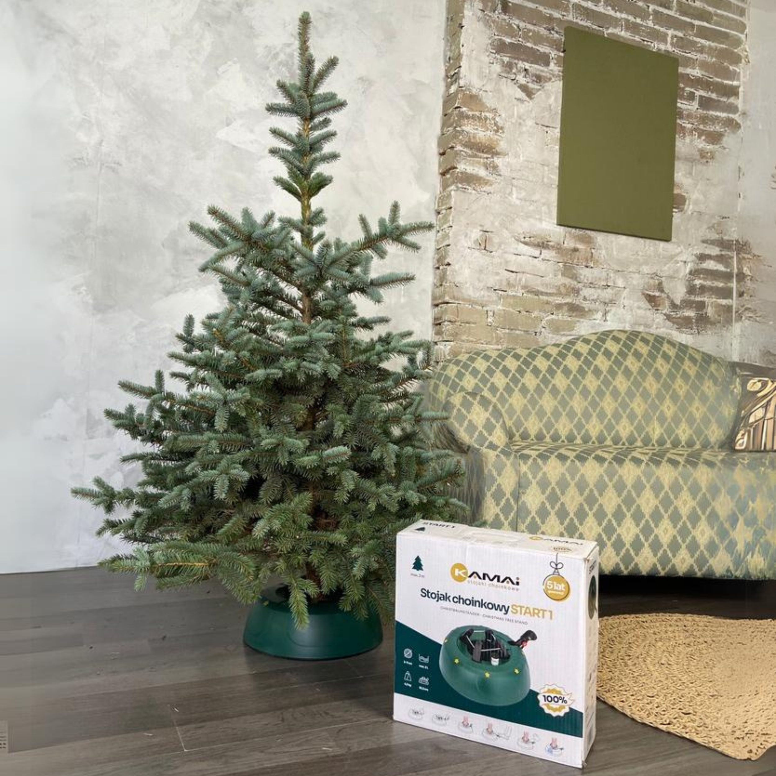 Stojak choinkowy Start 3 samozaciskowy Kamai ( na choinkę do 3m) - 14