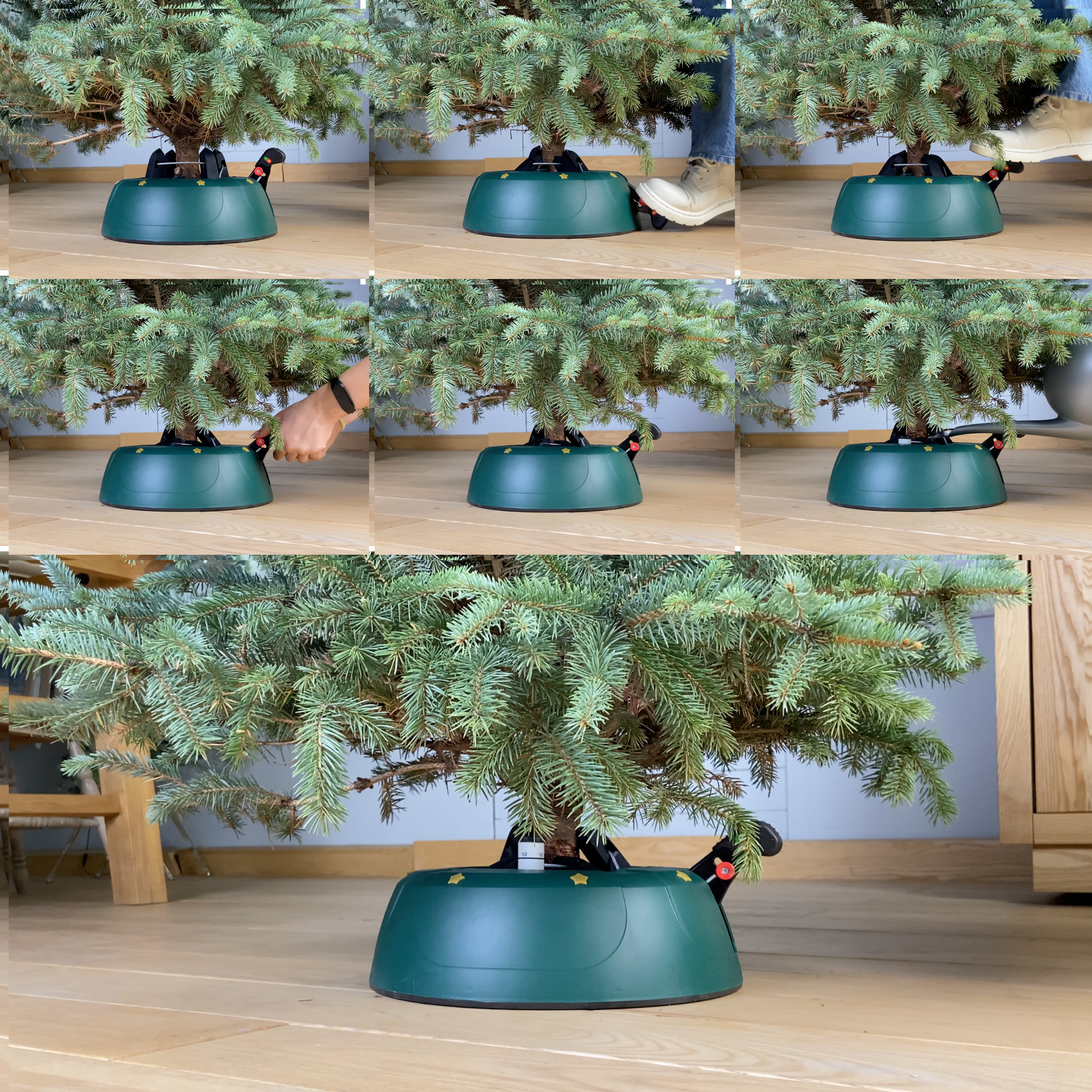 Stojak choinkowy Start 3 samozaciskowy Kamai ( na choinkę do 3m) - 7