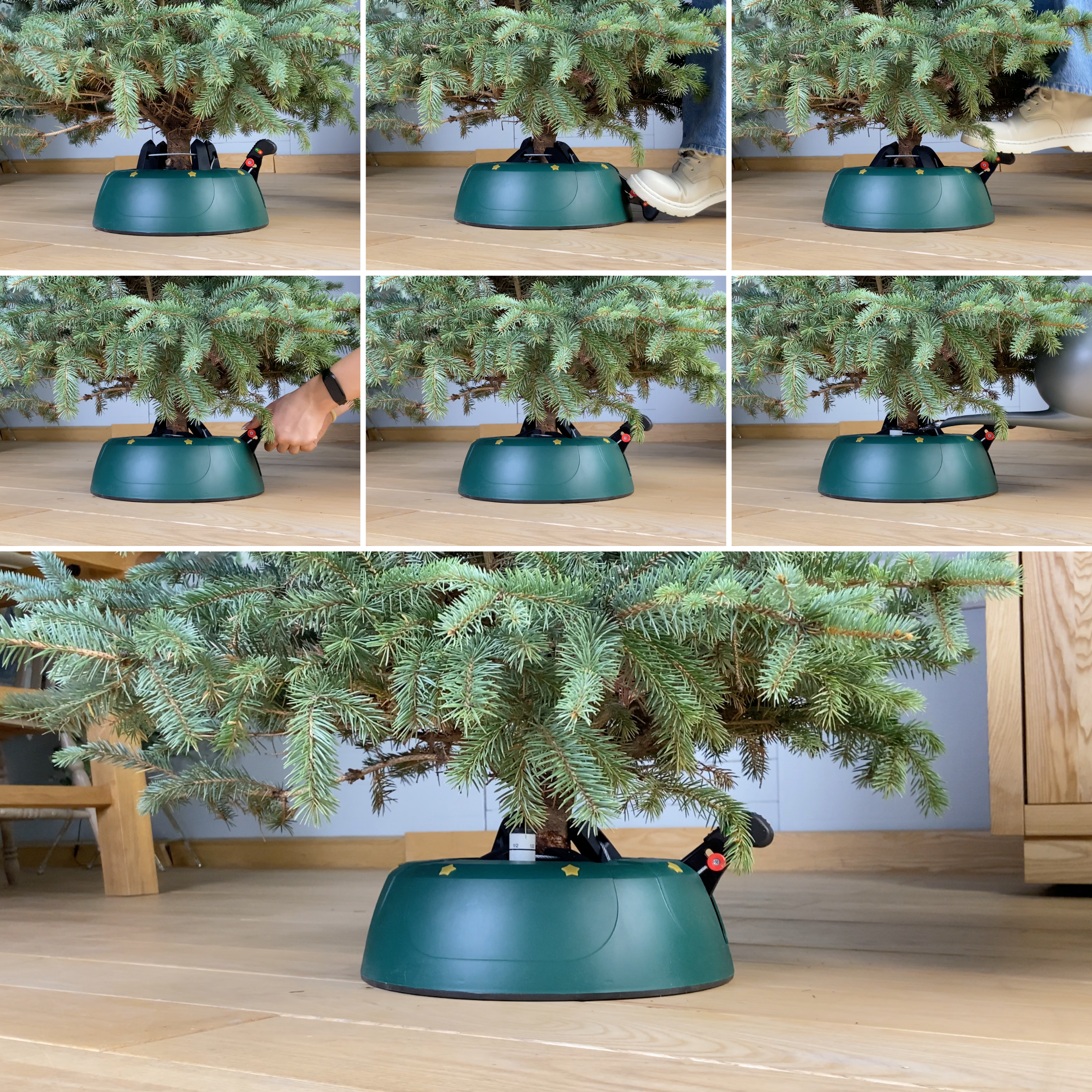 Stojak choinkowy Start 3 samozaciskowy Kamai ( na choinkę do 3m) - 4