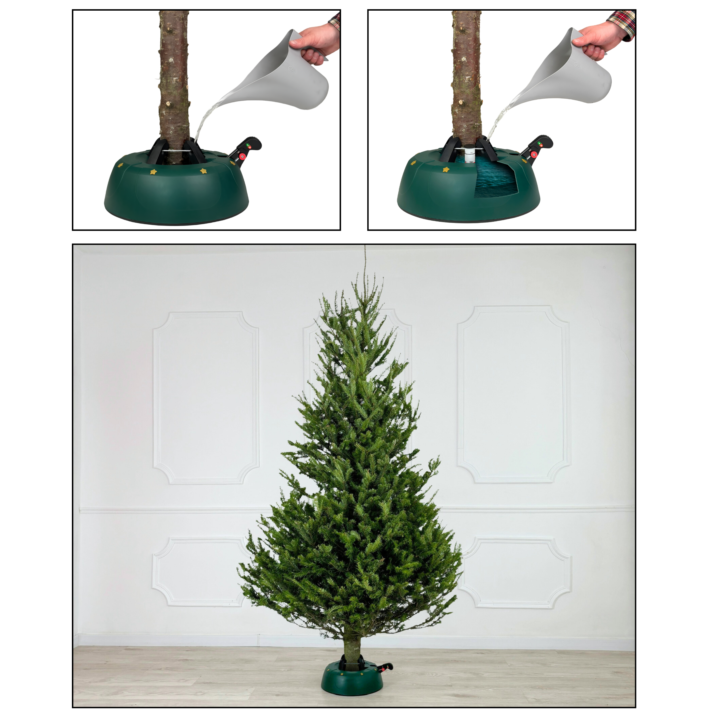 Stojak choinkowy Start 3 samozaciskowy Kamai ( na choinkę do 3m) - 3