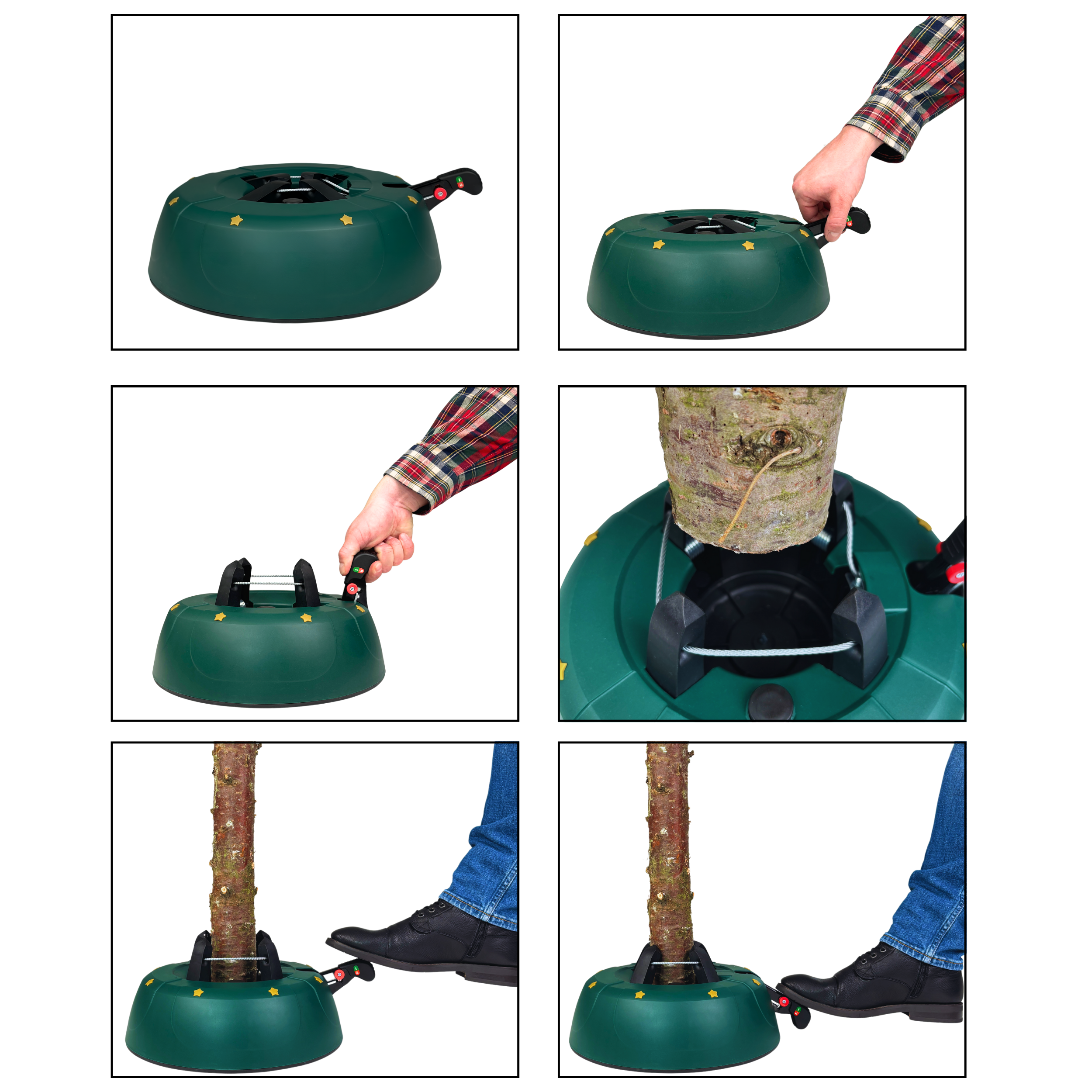 Stojak choinkowy Start 3 samozaciskowy Kamai ( na choinkę do 3m) - 2