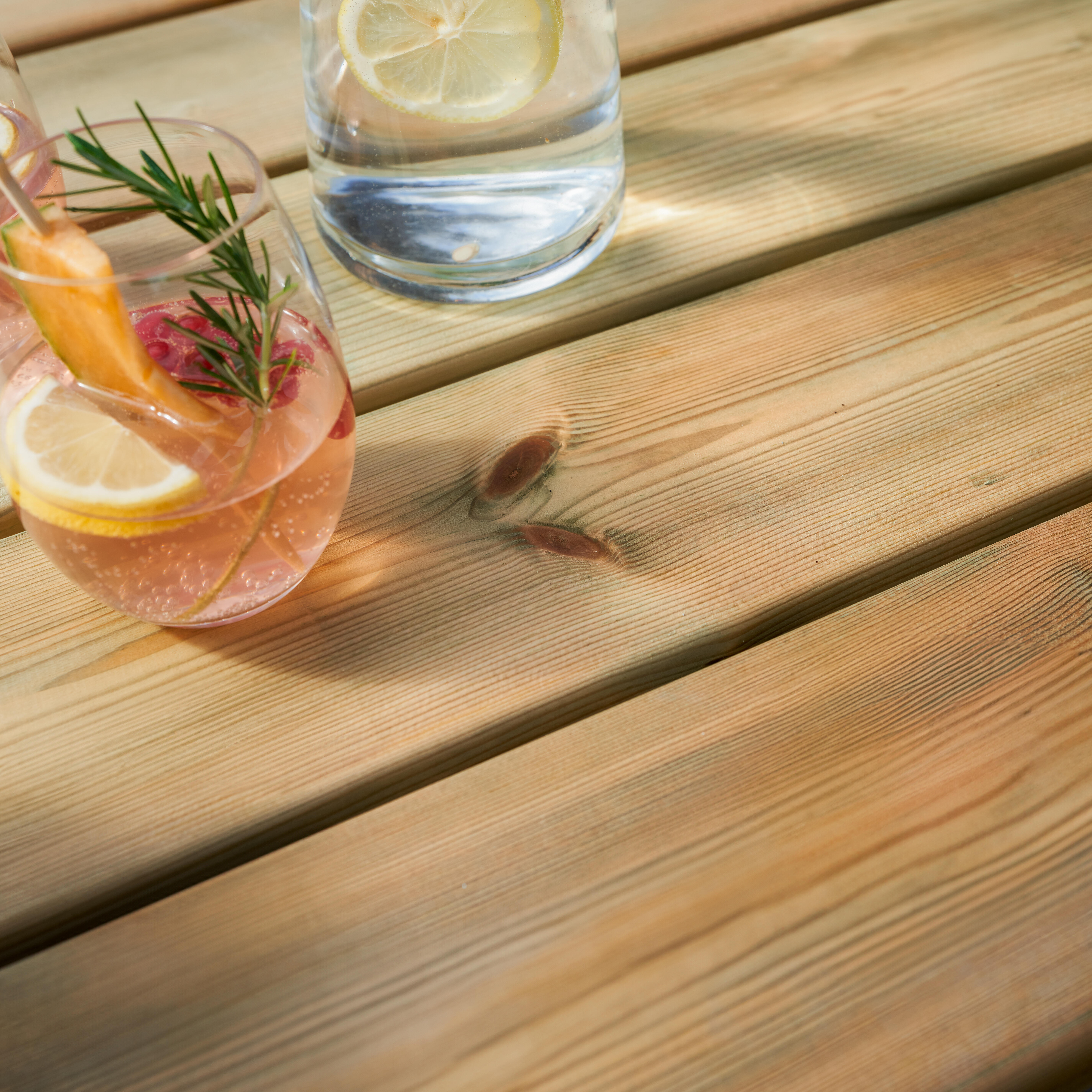 Table forestière pic nic en bois 6 personnes - 8