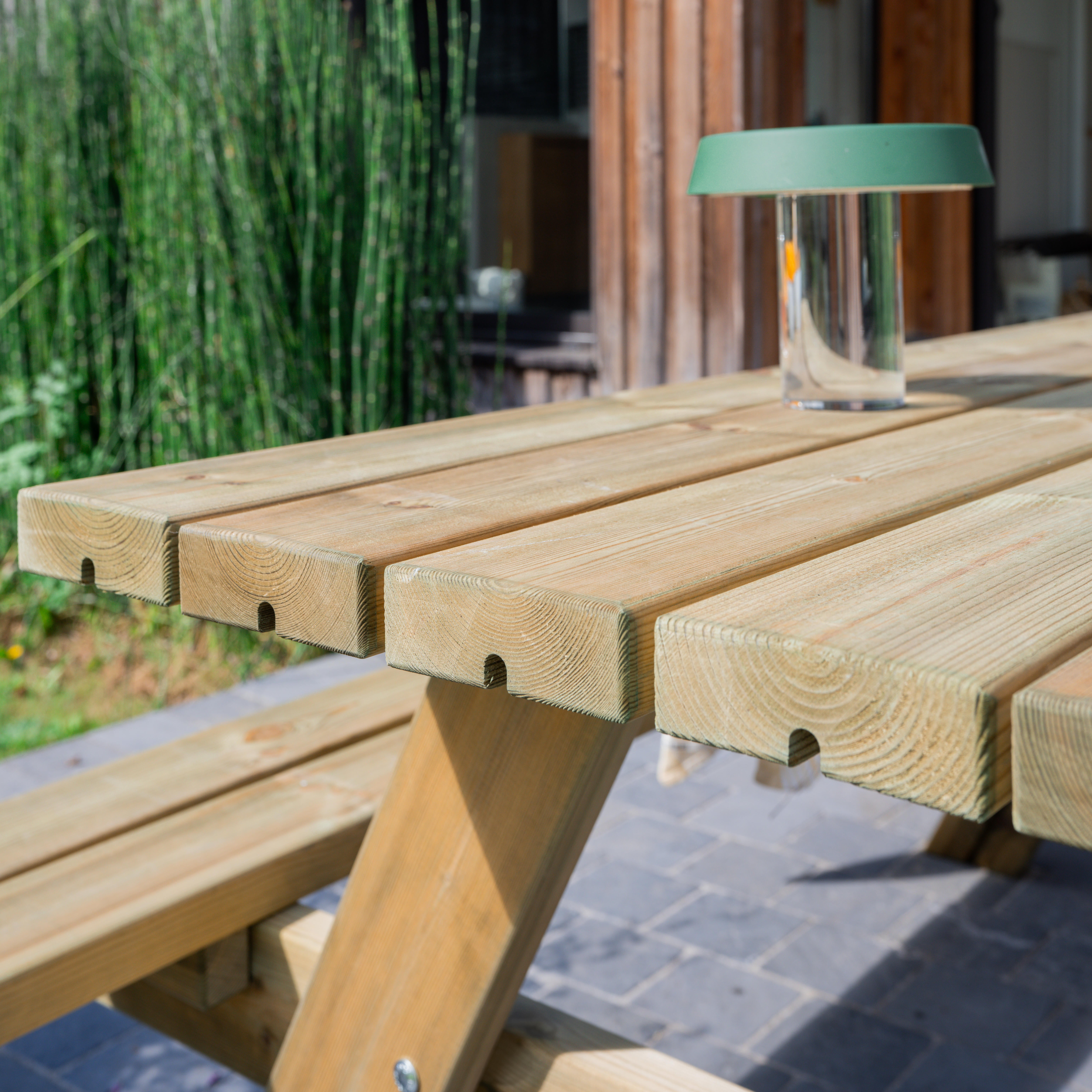 Table forestière pic nic en bois 6 personnes - 10