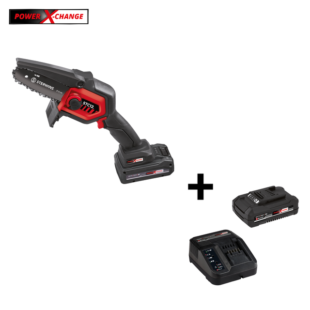 Pilarka łańcuchowa akumulatorowa 18V 2.5Ah 15.8cm 18VMS2-12.1A Power X-Change Sterwins